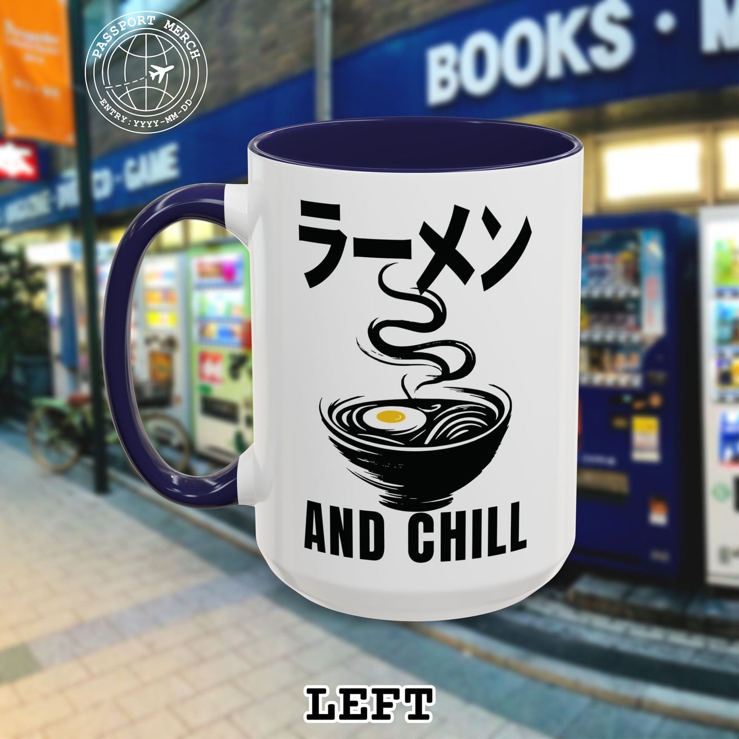 Ramen and Chill, Japan 15oz Mug