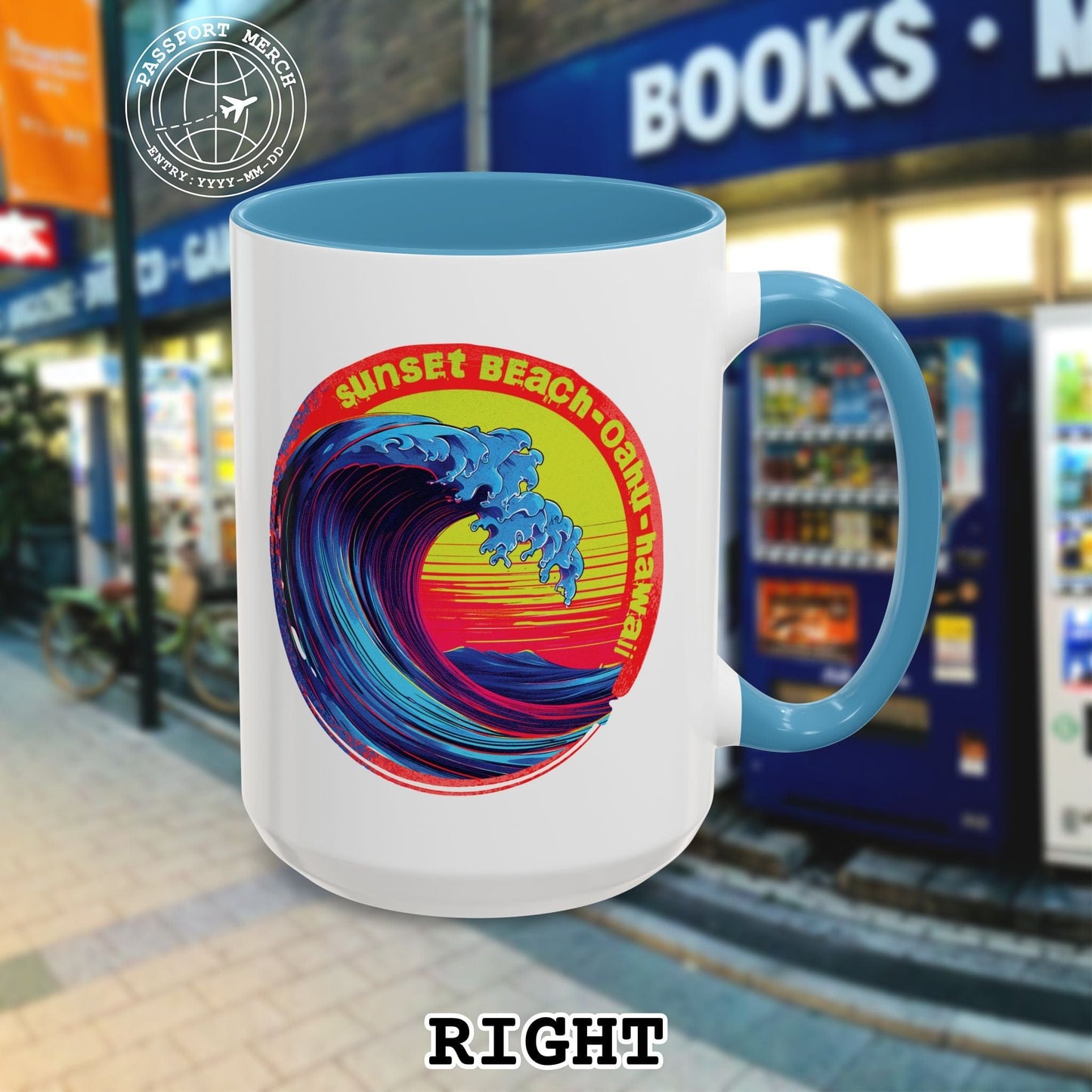 Sunset Beach Oahu, Hawaii 15oz Mug
