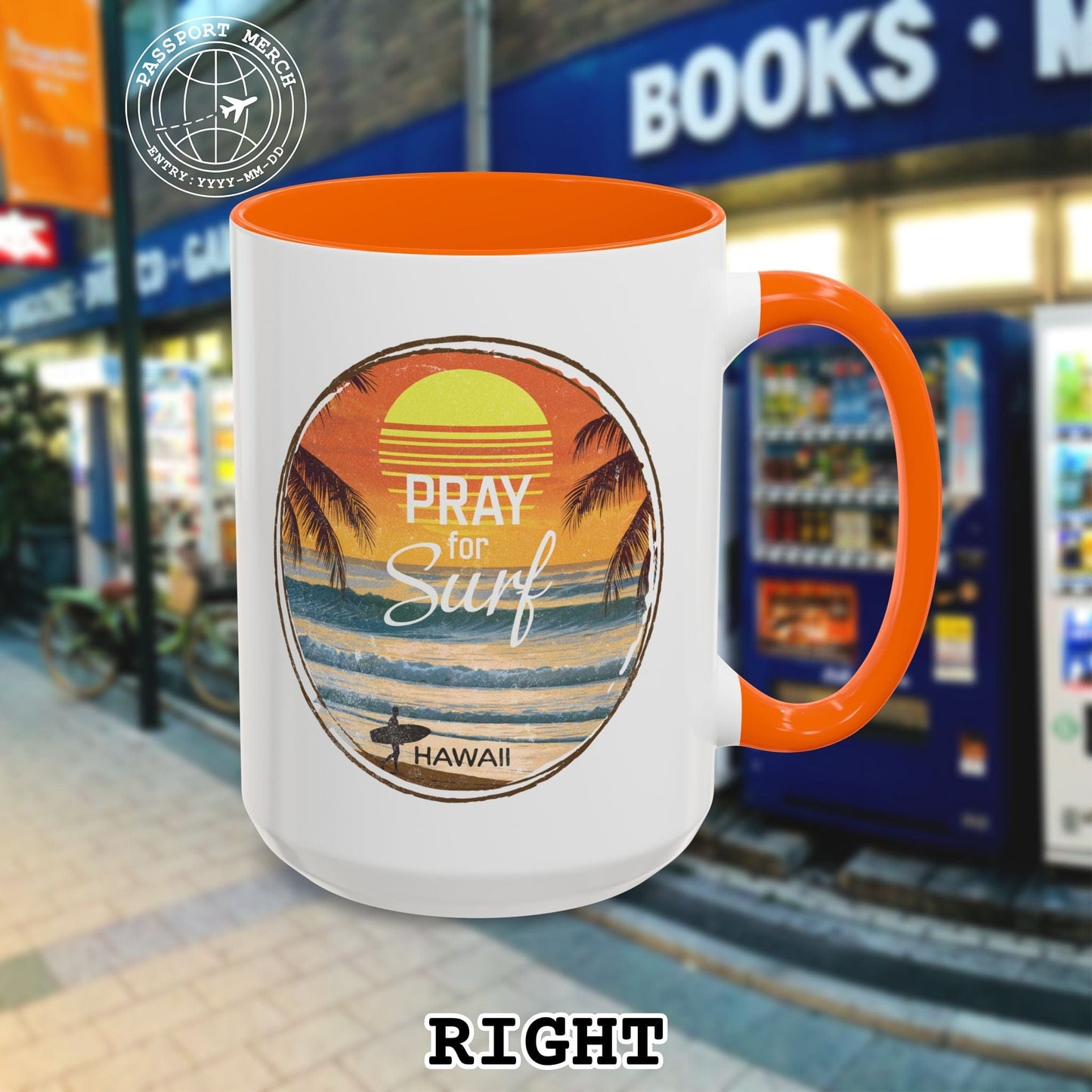 Pray for Surf Hawaii 15oz Mug