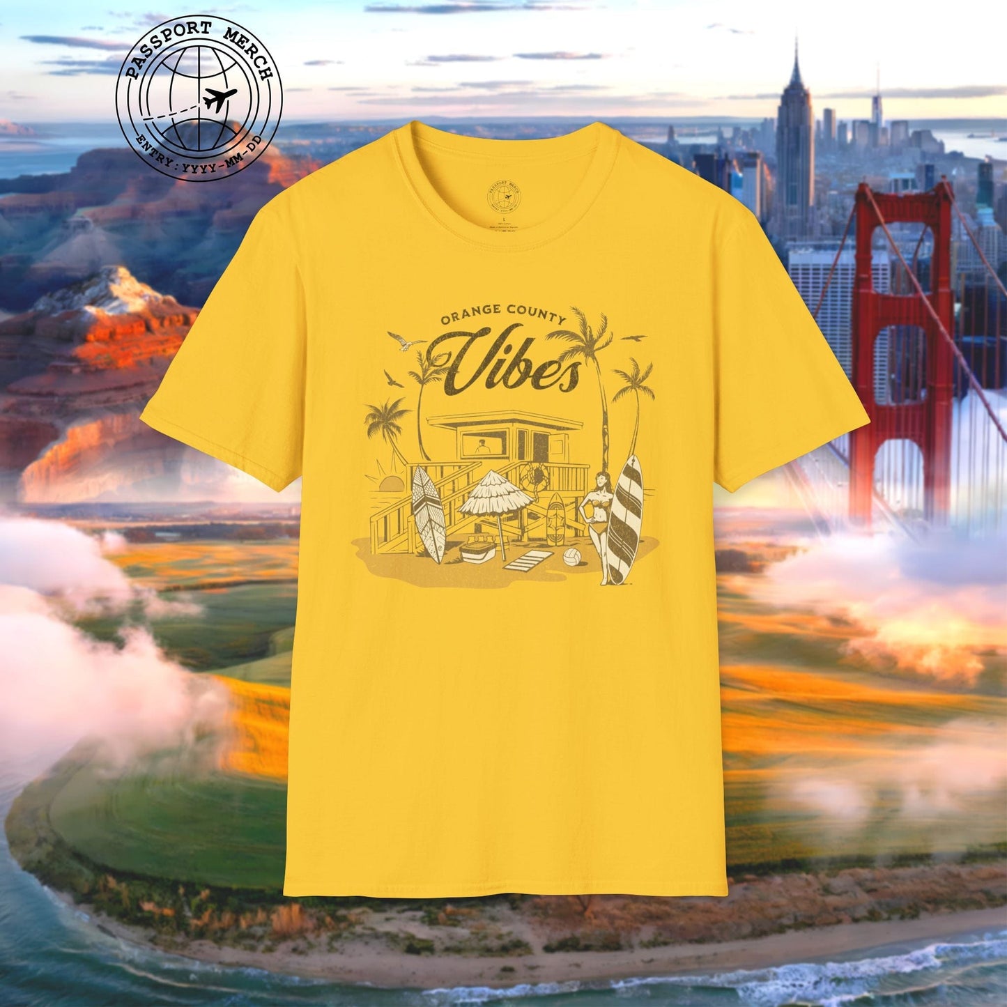 Orange County Vibes, California T-Shirt