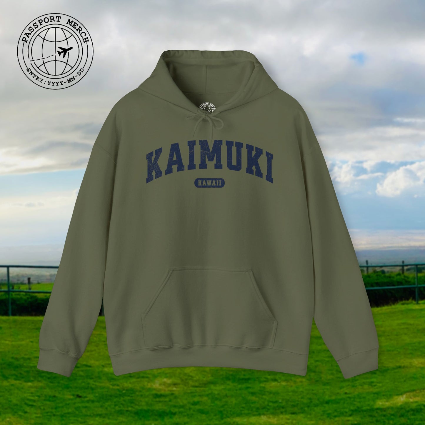 Classic Athletic, Kaimuki, Hawaii (Fan Service) Hoodie