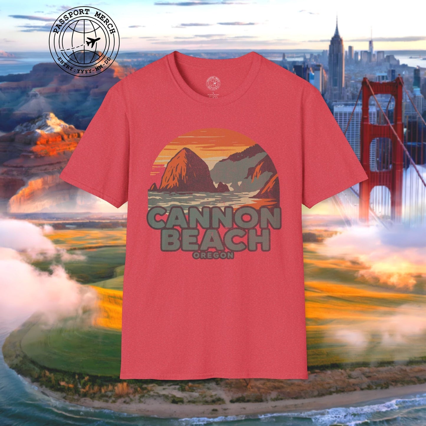 Cannon Beach, Oregon - 80's Vintage T-Shirt