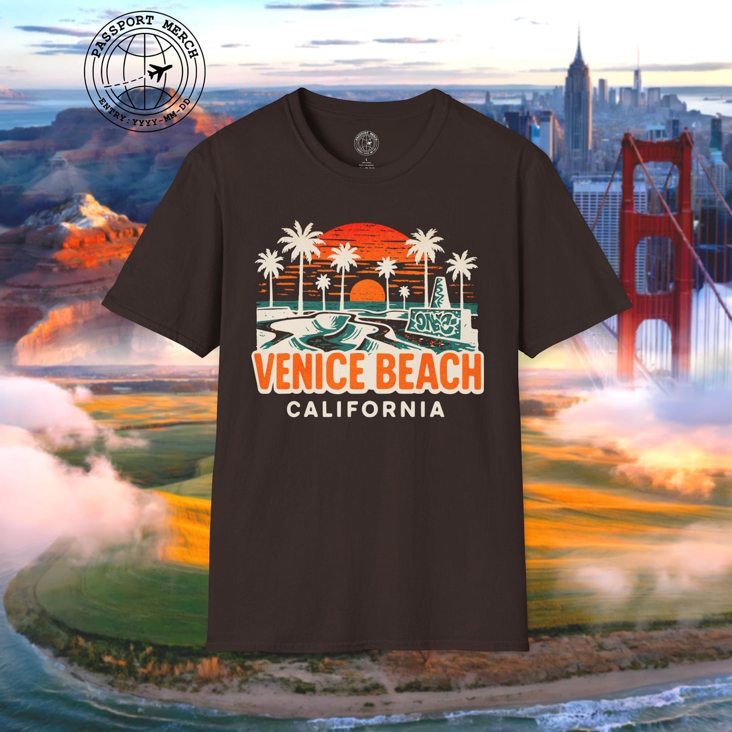 Venice Beach, California - 80's Vintage T-Shirt