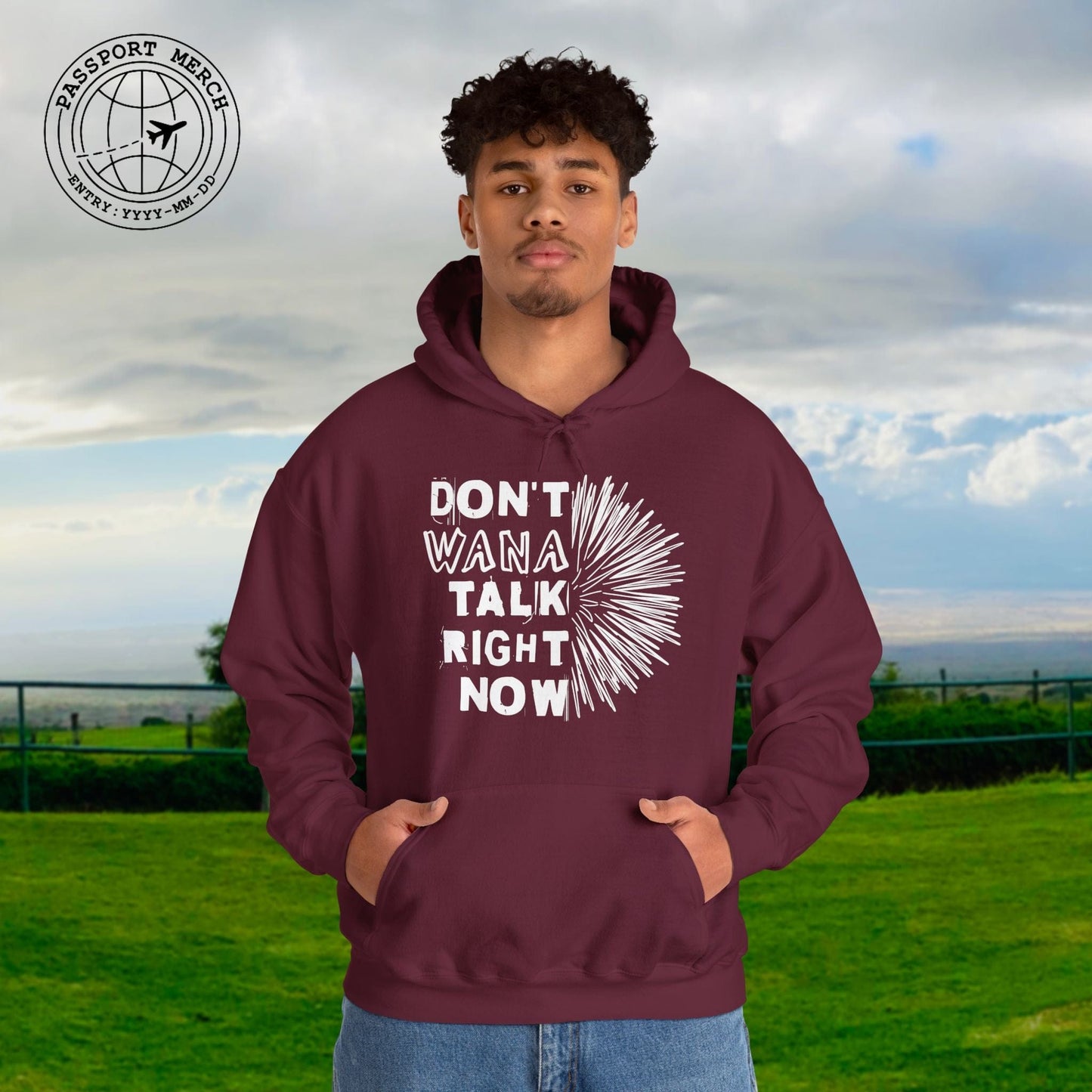 Don't Wana Talk Right Now, Hawaii Hoodie