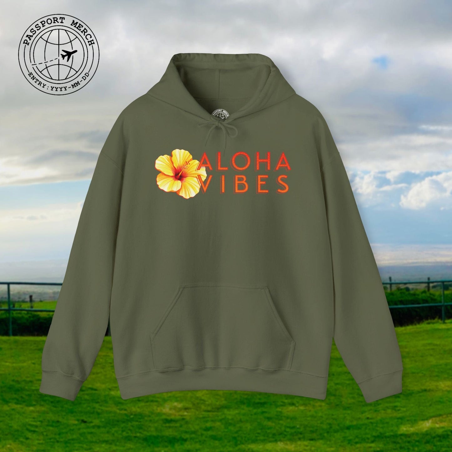 Sun-Kissed Hibiscus Aloha Vibes, Hawaii Hoodie