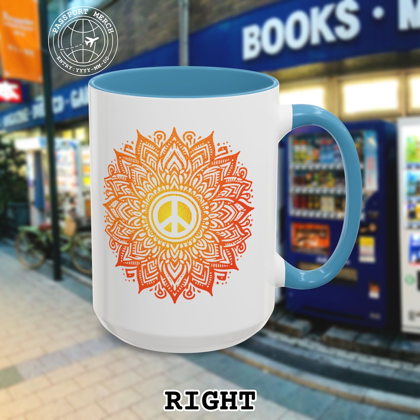 Peace Mandala India 15oz Mug
