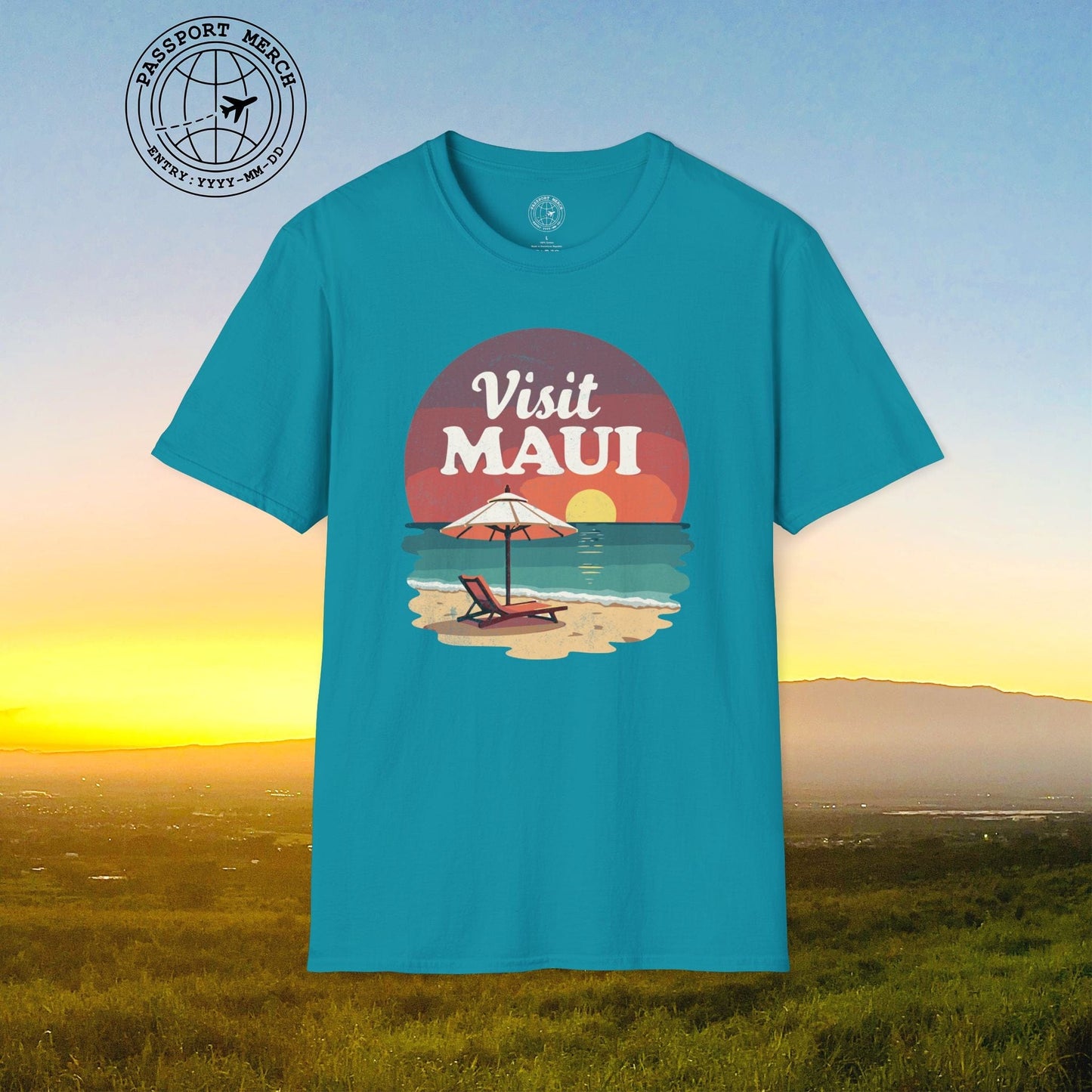 Retro Visit Maui Hawaii T-Shirt