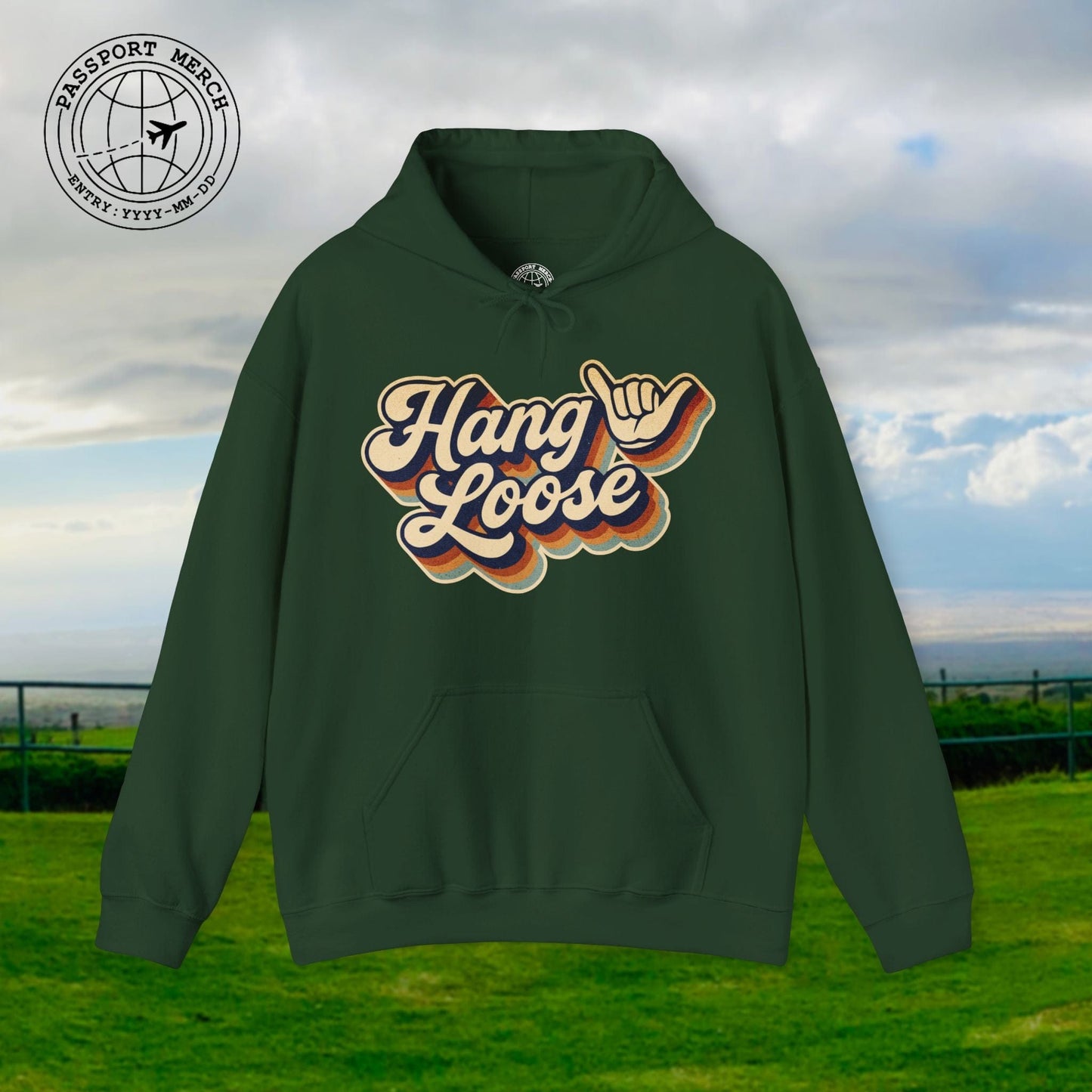 Classic 70s, Hang Loose, Hawaii Hoodie