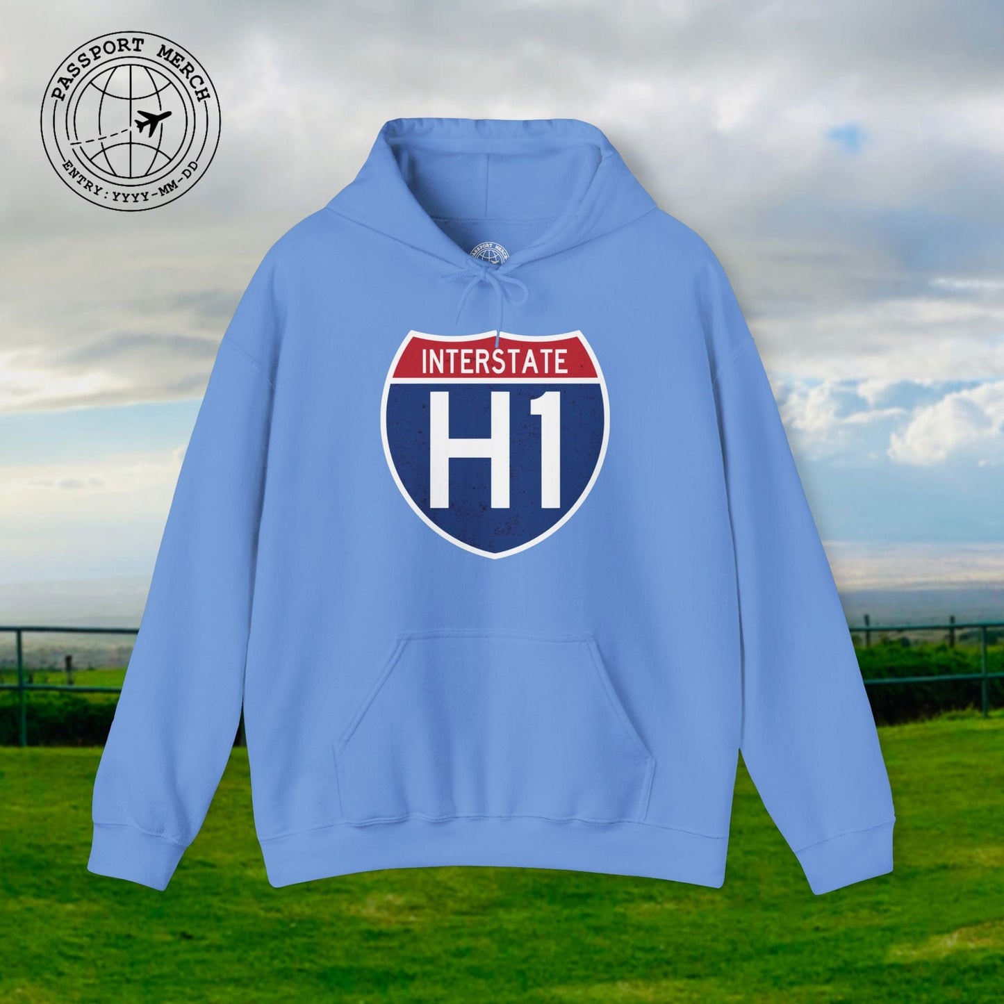 Signs of Wanderlust, Interstate H1, Hawaii Hoodie