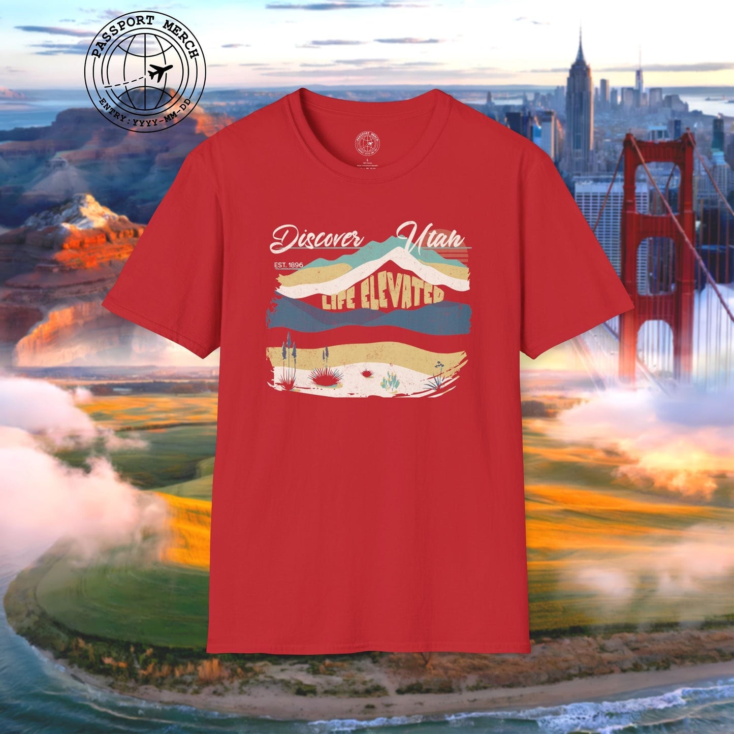 Vintage Utah Life Elevated T-Shirt