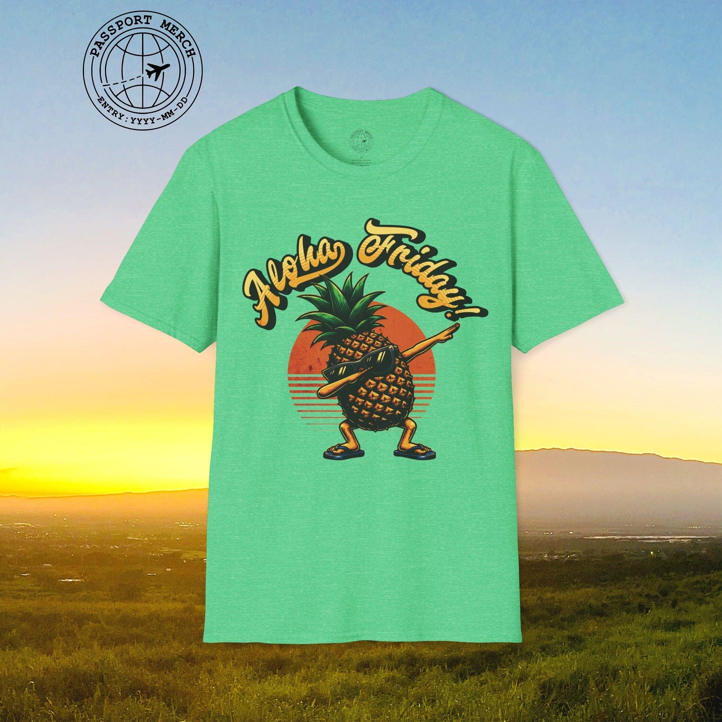 Aloha Friday Dabbing Pineapple Hawaii T-Shirt