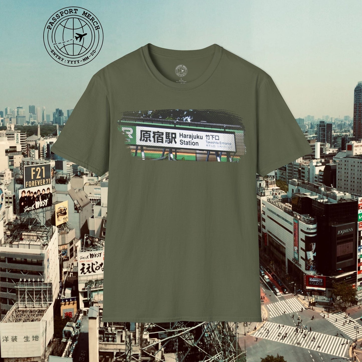 Signs of Wanderlust, Takeshita Street Harajuku Japan T-Shirt