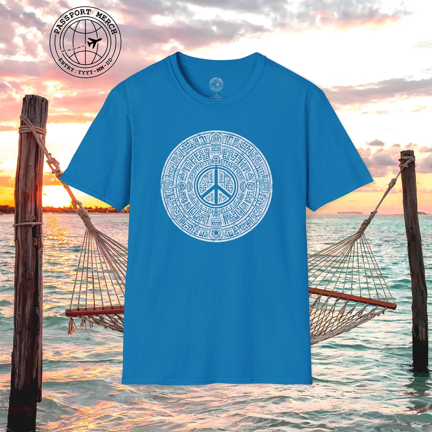 Aztec Peace Calendar Mexico T-Shirt