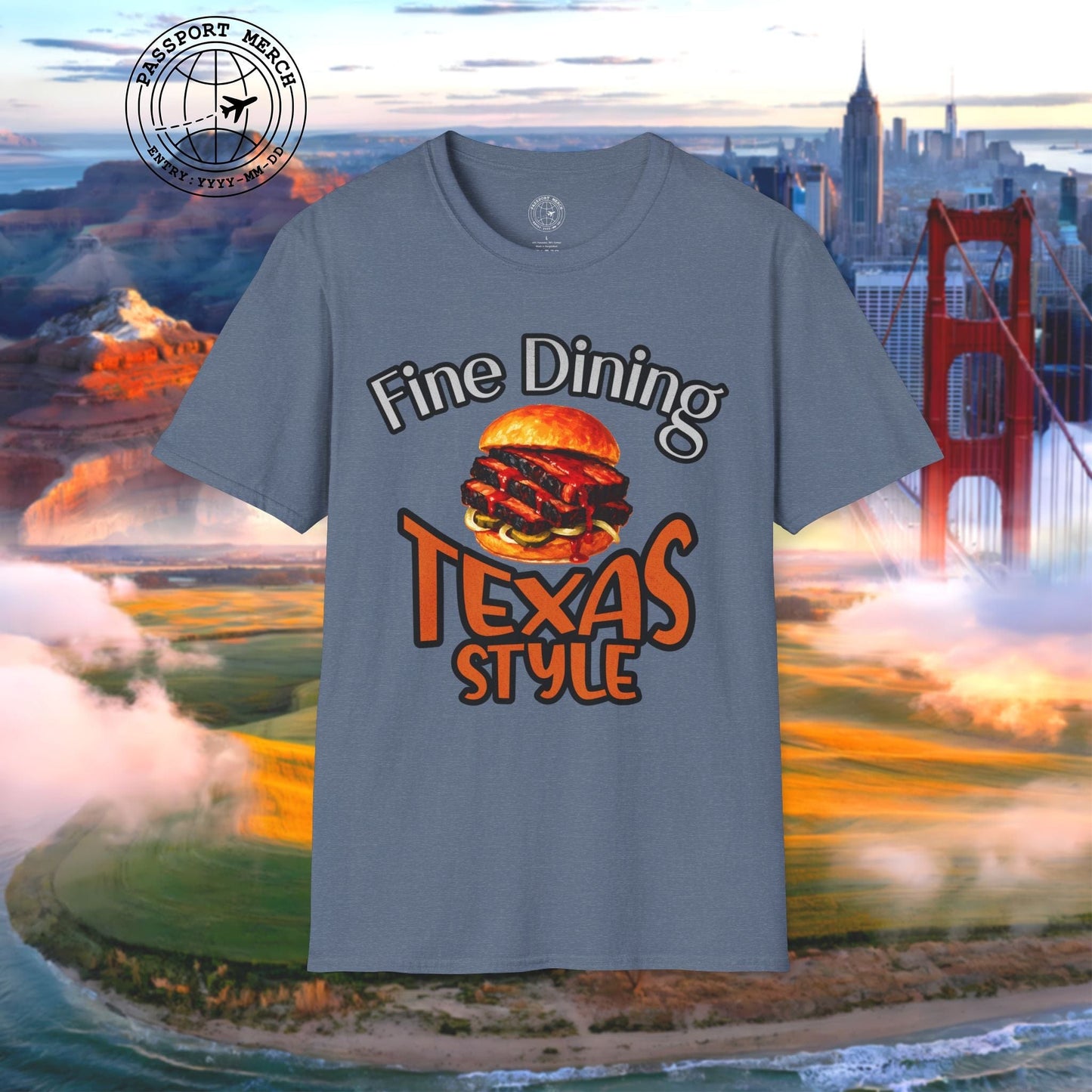 BBQ Brisket Fine Dining Texas Style T-Shirt