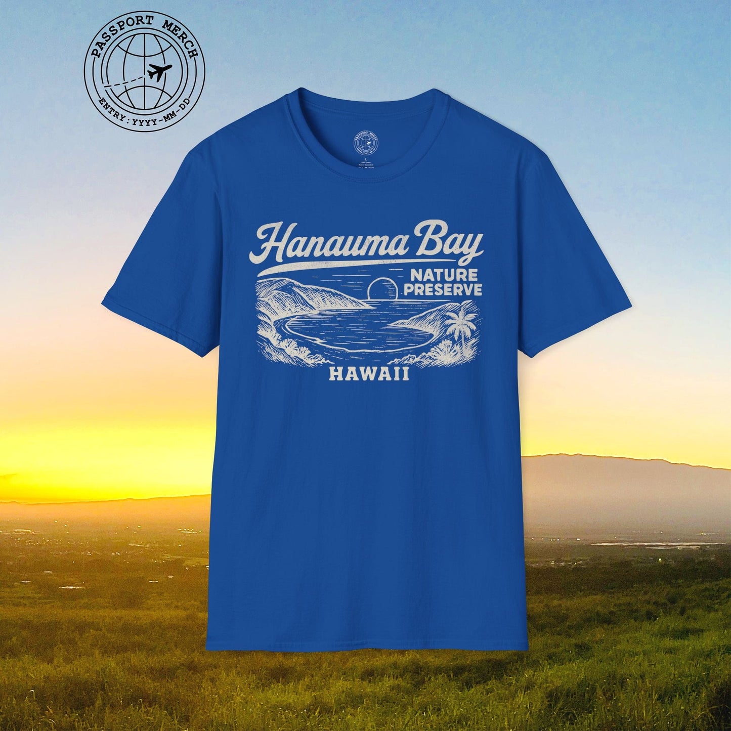 Hanauma Bay Vintage Monochrome, Hawaii T-Shirt