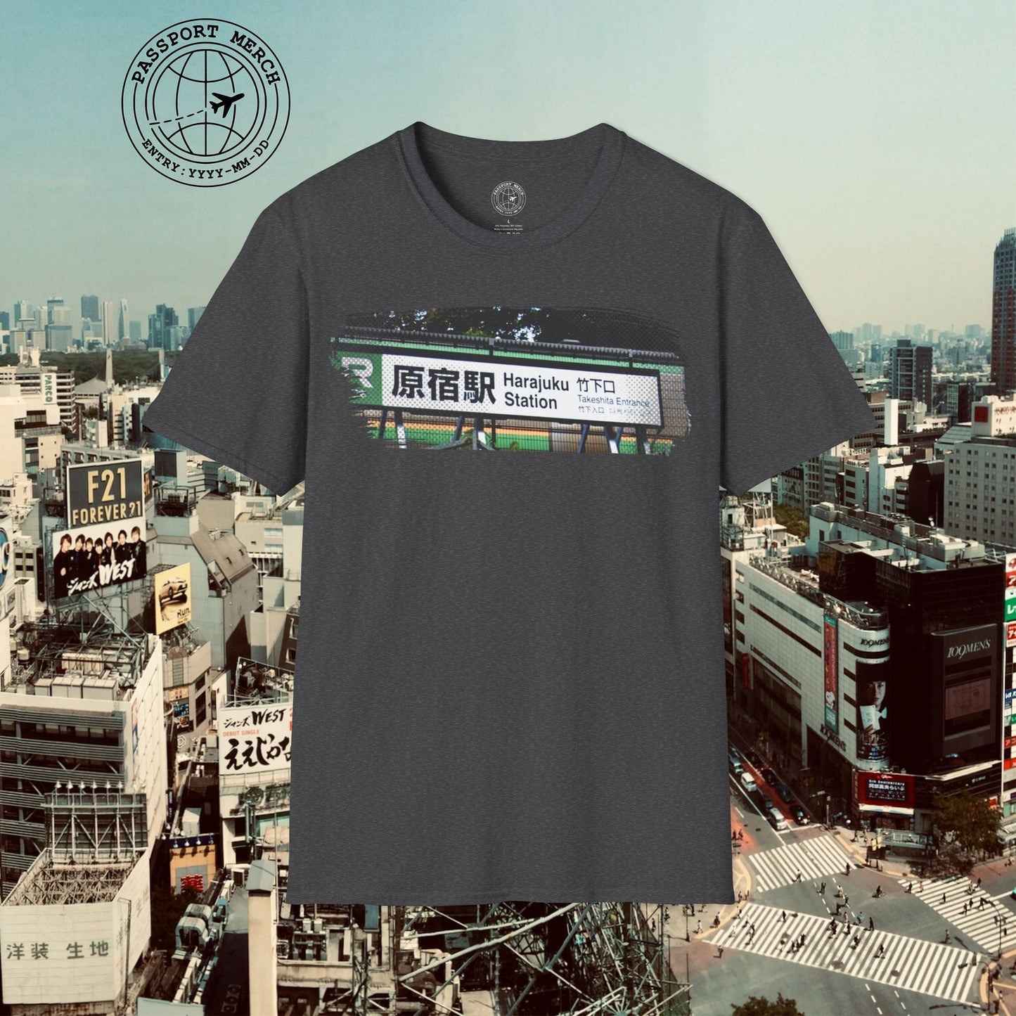 Signs of Wanderlust, Takeshita Street Harajuku Japan T-Shirt