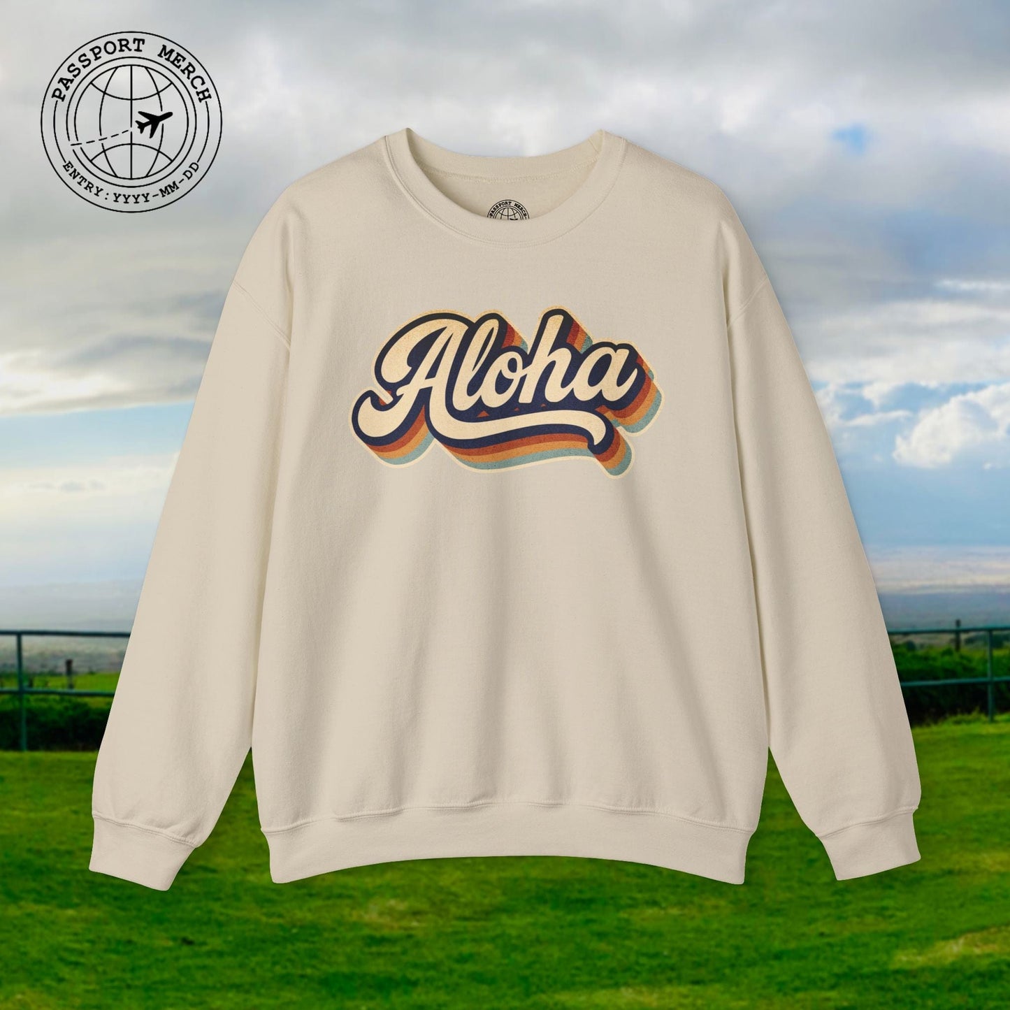 Classic 70s, Aloha, Hawaii Crewneck