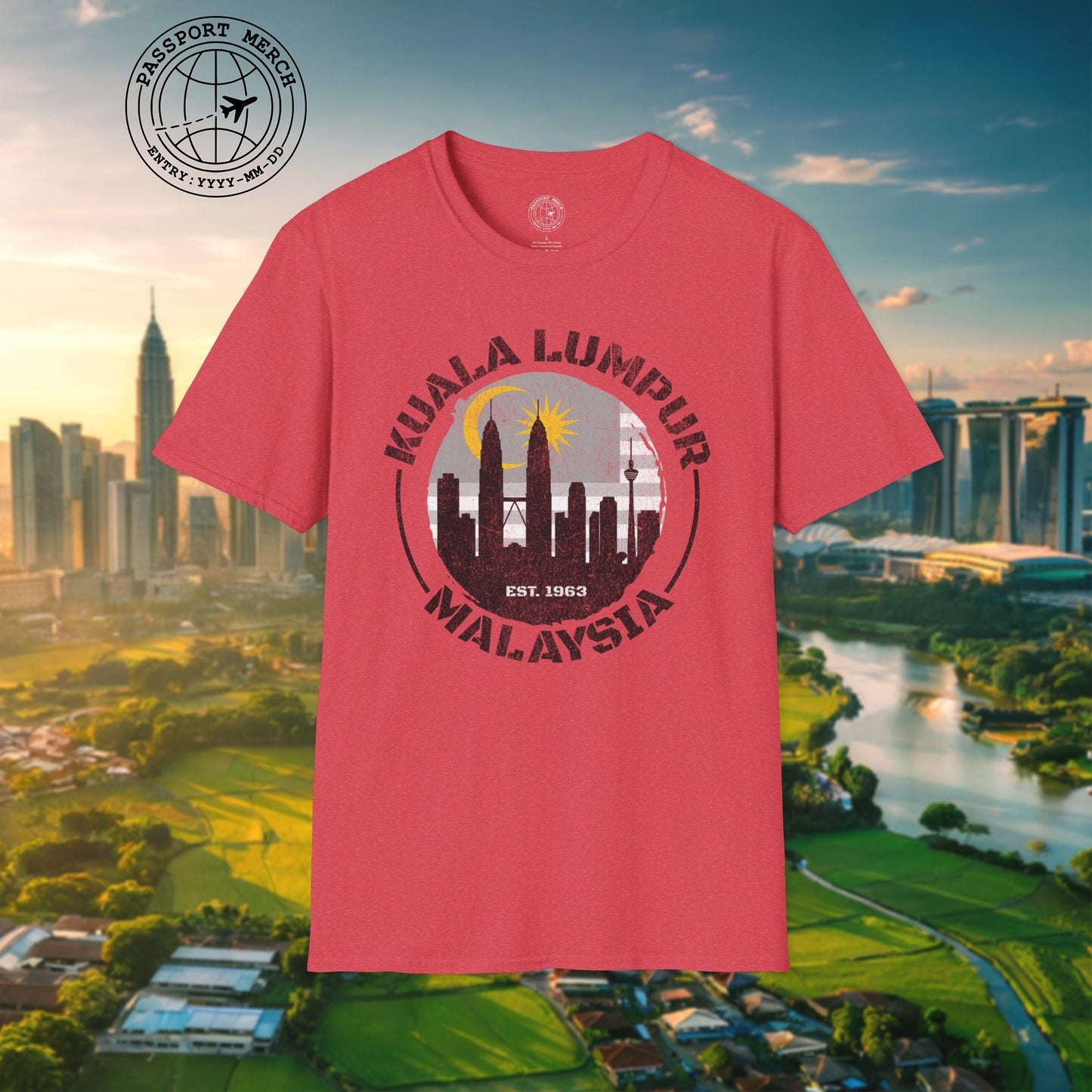 Kuala Lumpur Malaysia, Crescent and Star T-Shirt