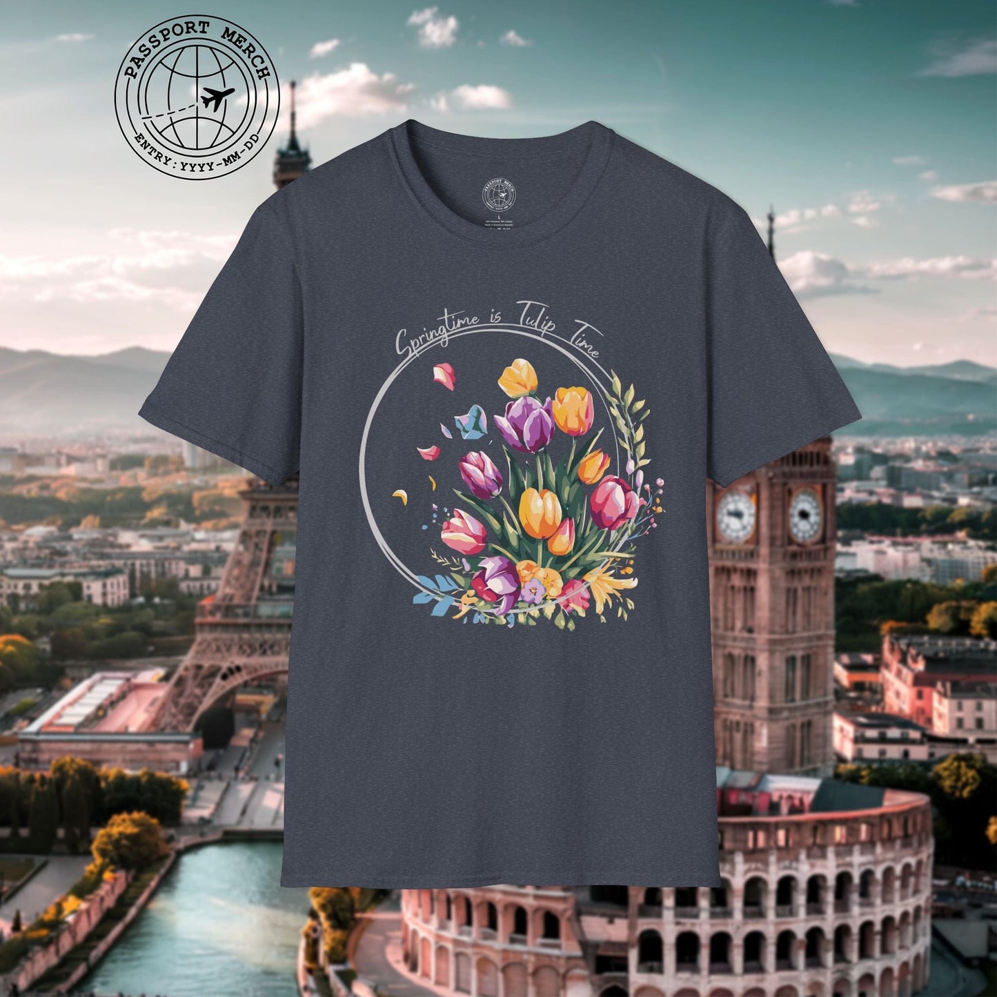 Springtime is Tulip Time in Holland T-Shirt