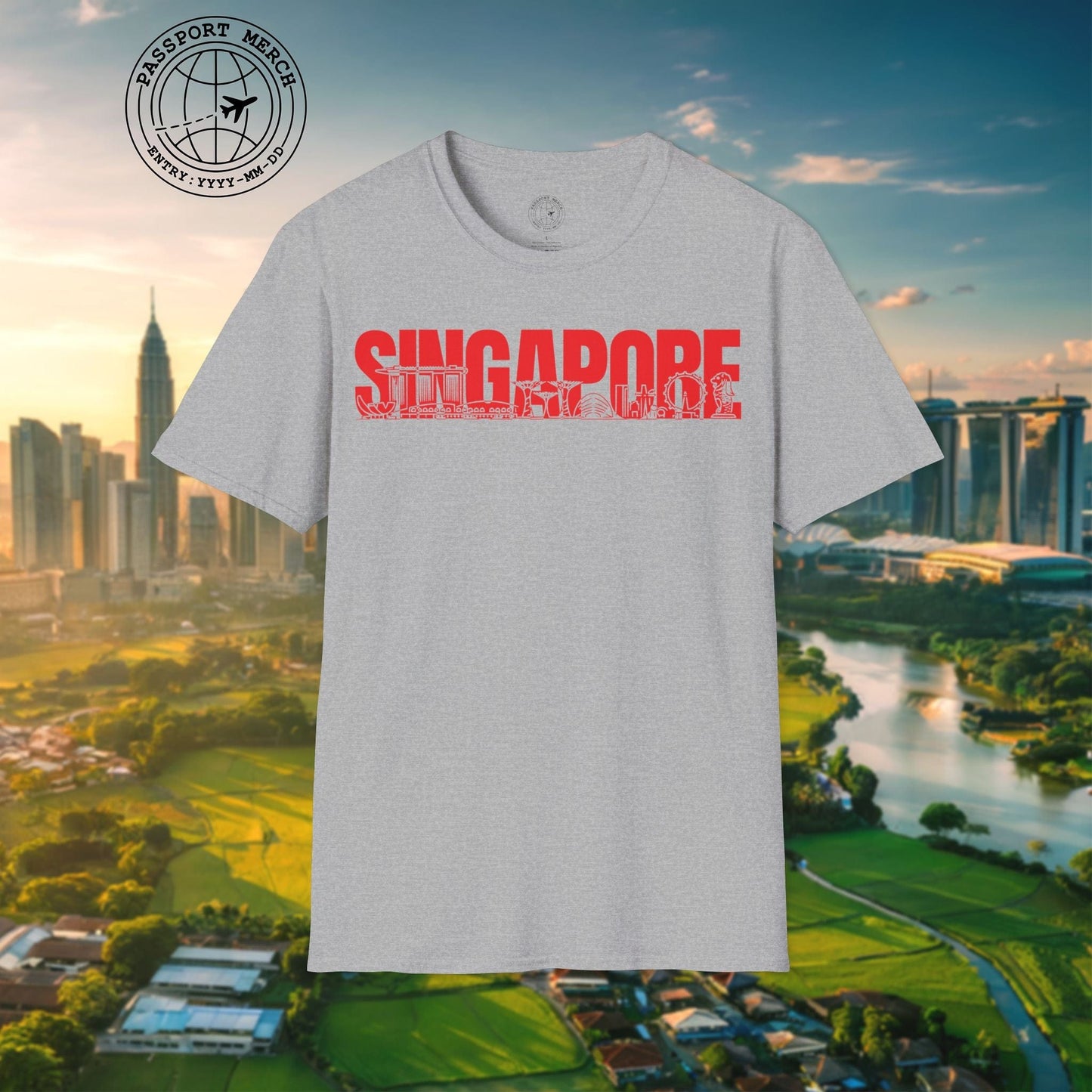 Singapore Monochrome Memories T-Shirt