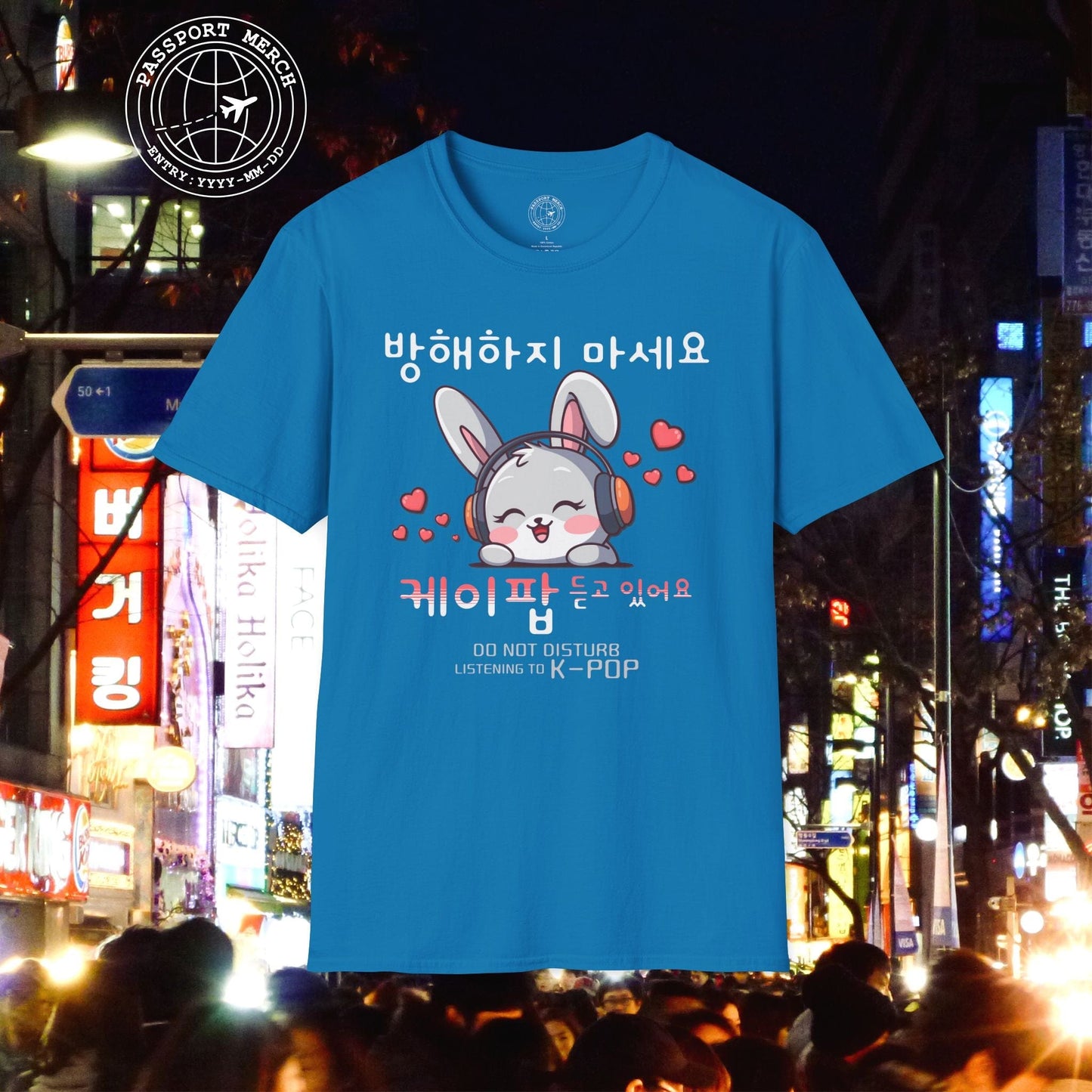 Do Not Disturb, Listening to K-Pop Korea T-Shirt