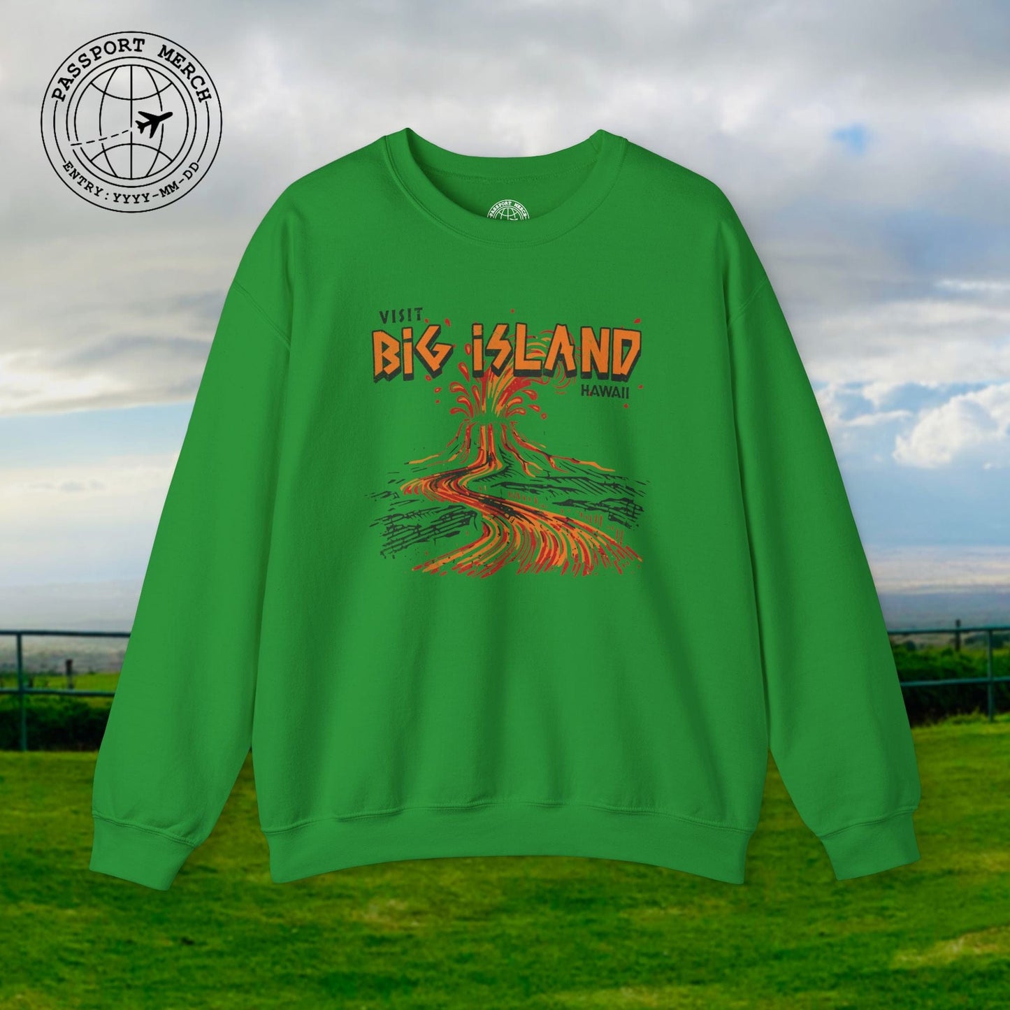 Vintage Visit Big Island, Hawaii Crewneck