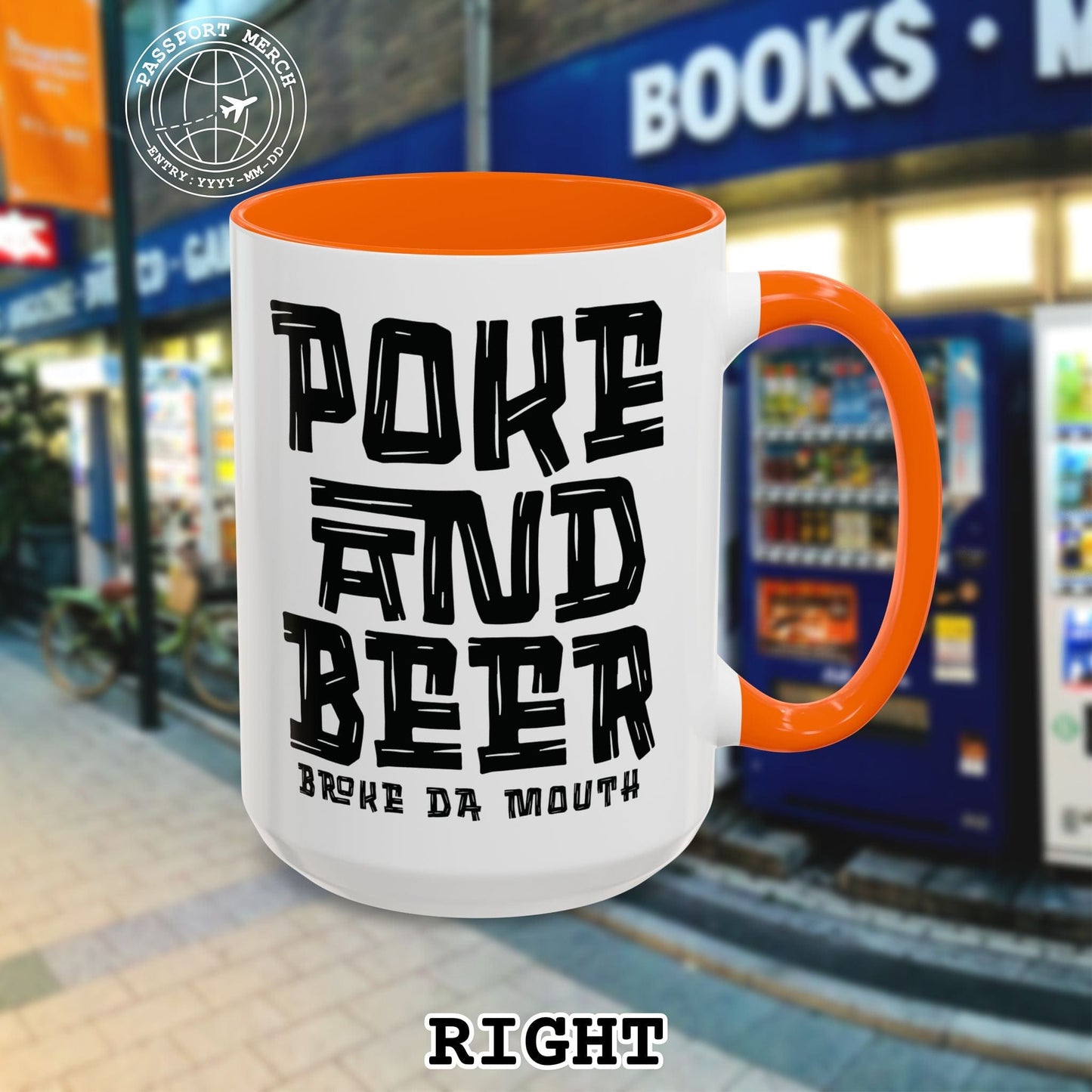 Poke and Beer, Hawaii 15oz Mug