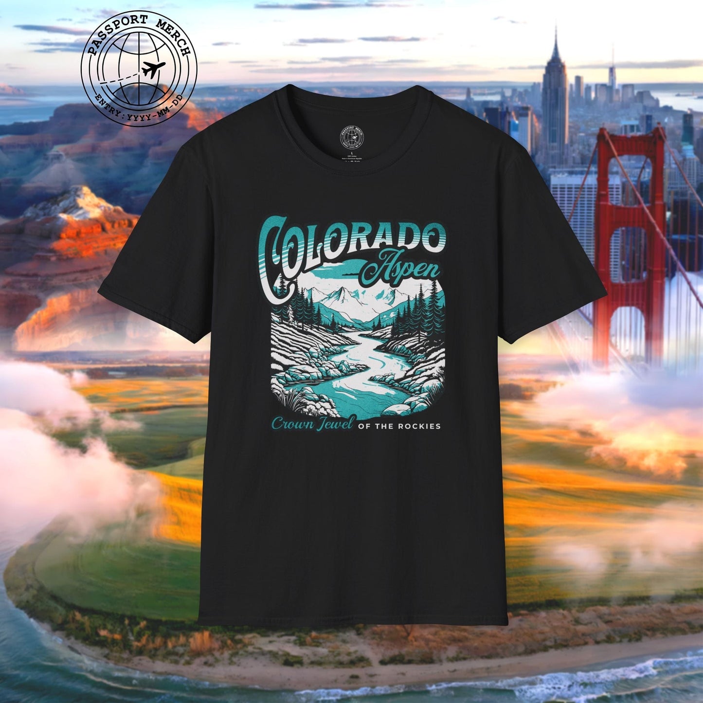 Aspen Crown Jewel of the Rockies Colorado T-Shirt
