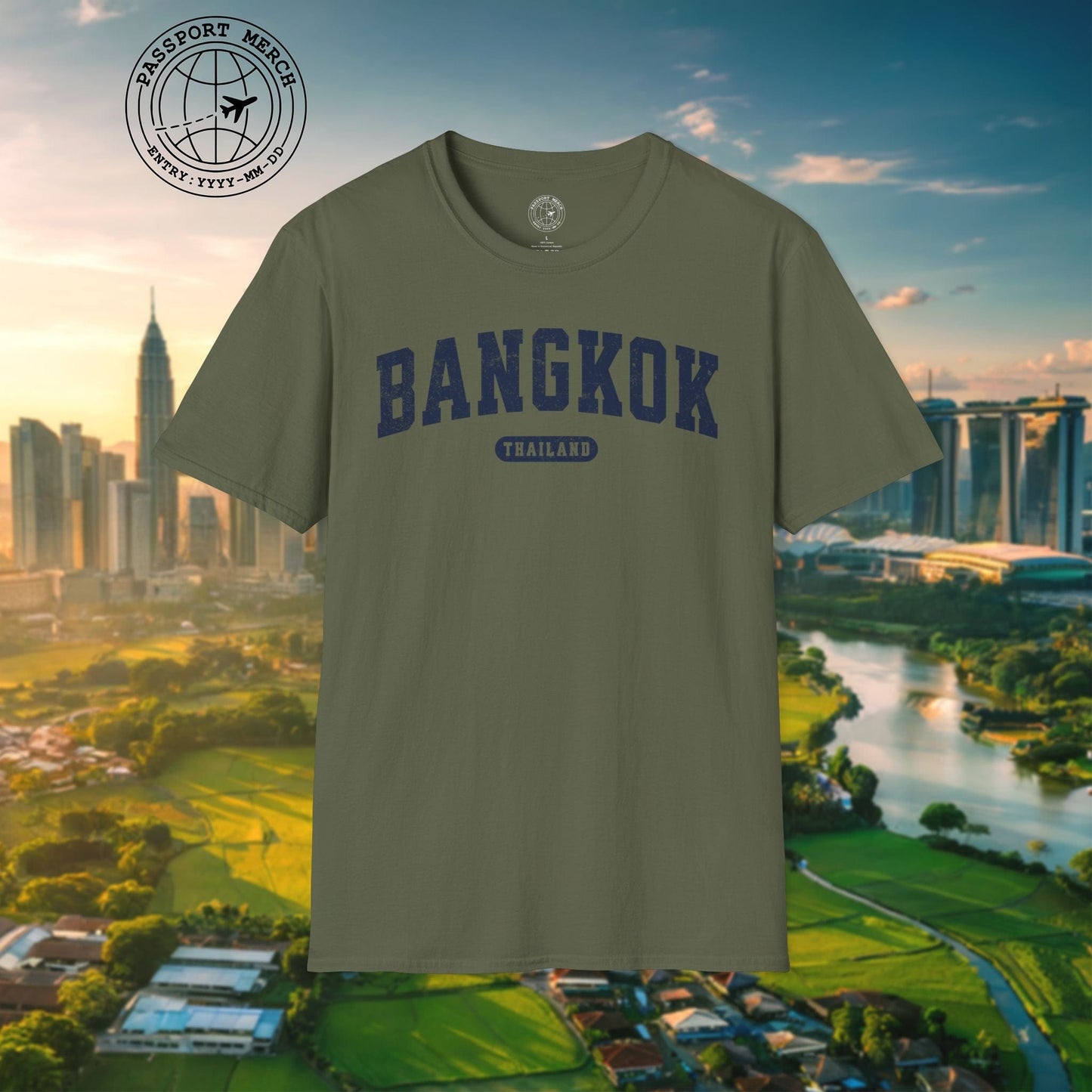 Classic Athletic (Bucket List Edition), Bangkok, Thailand T-Shirt