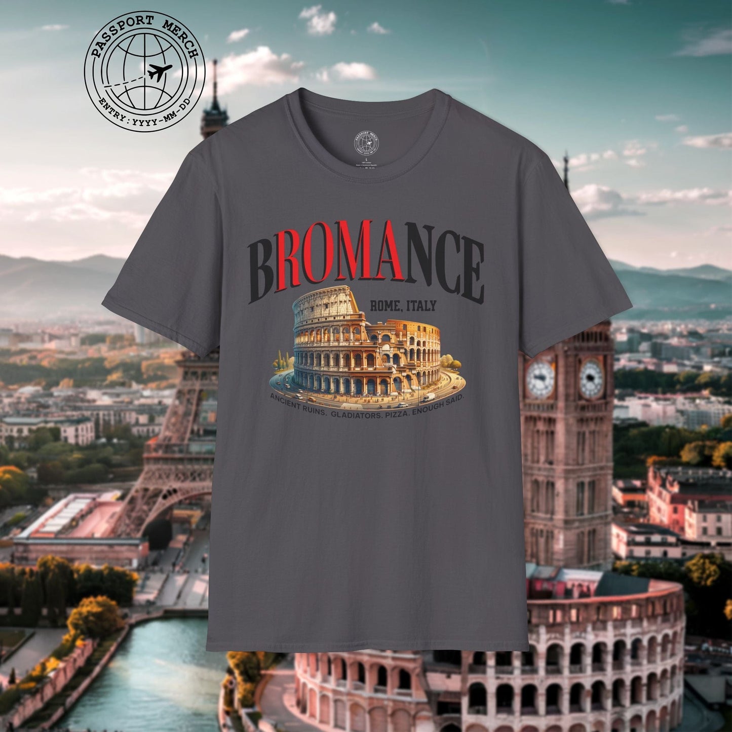 bROMAnce, Rome Italy T-Shirt