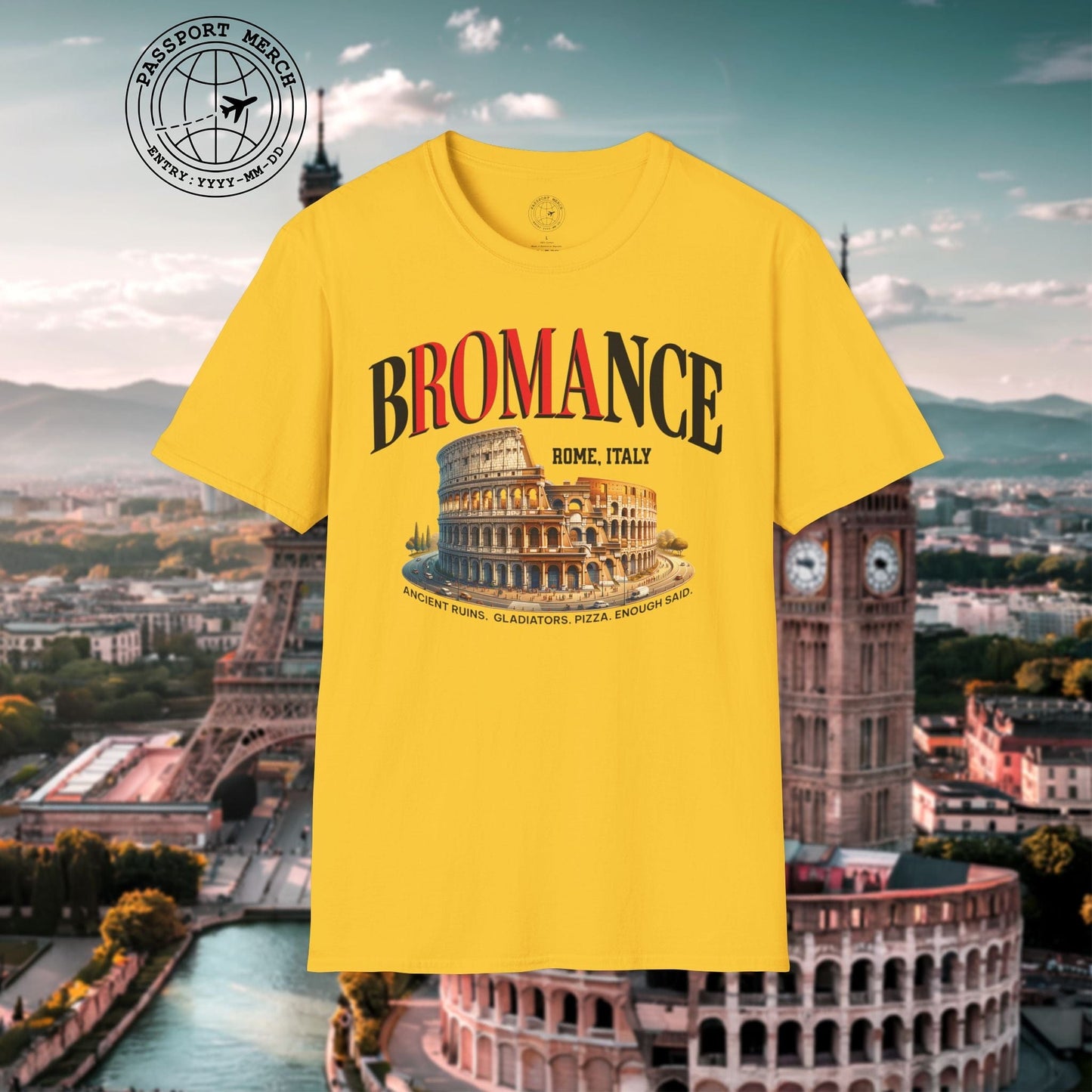 bROMAnce, Rome Italy T-Shirt
