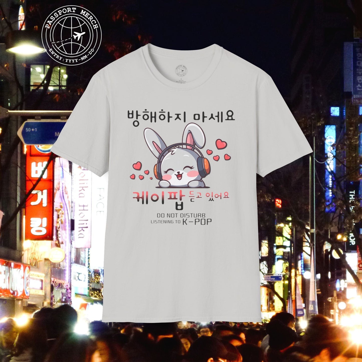 Do Not Disturb, Listening to K-Pop Korea T-Shirt
