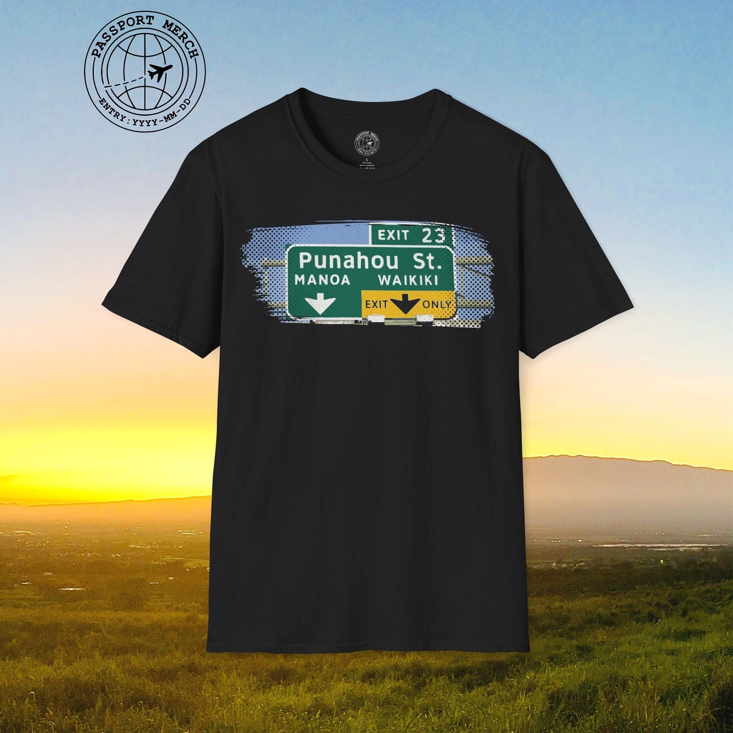 Signs of Wanderlust, Waikiki, Exit Only, Hawaii T-Shirt