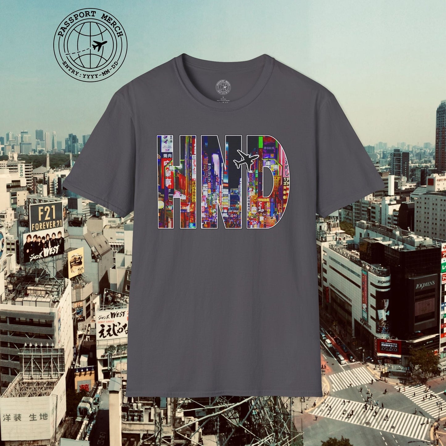 Airport Window Haneda Tokyo Japan HND T-Shirt