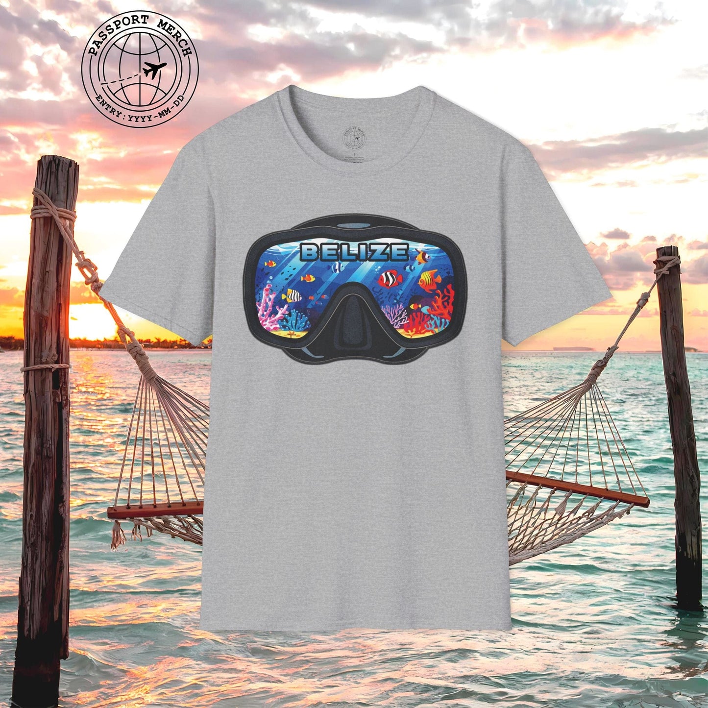 Underwater Reflections of Belize T-Shirt
