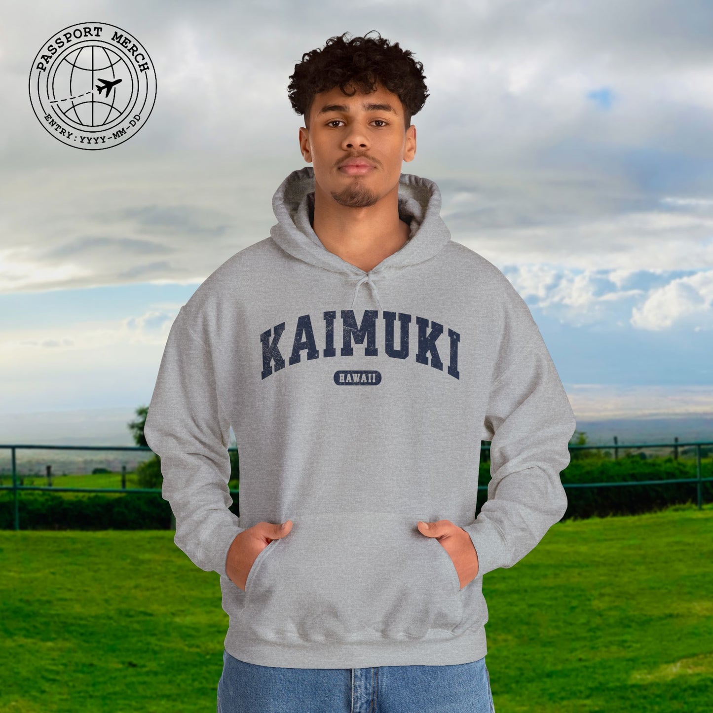 Classic Athletic, Kaimuki, Hawaii (Fan Service) Hoodie