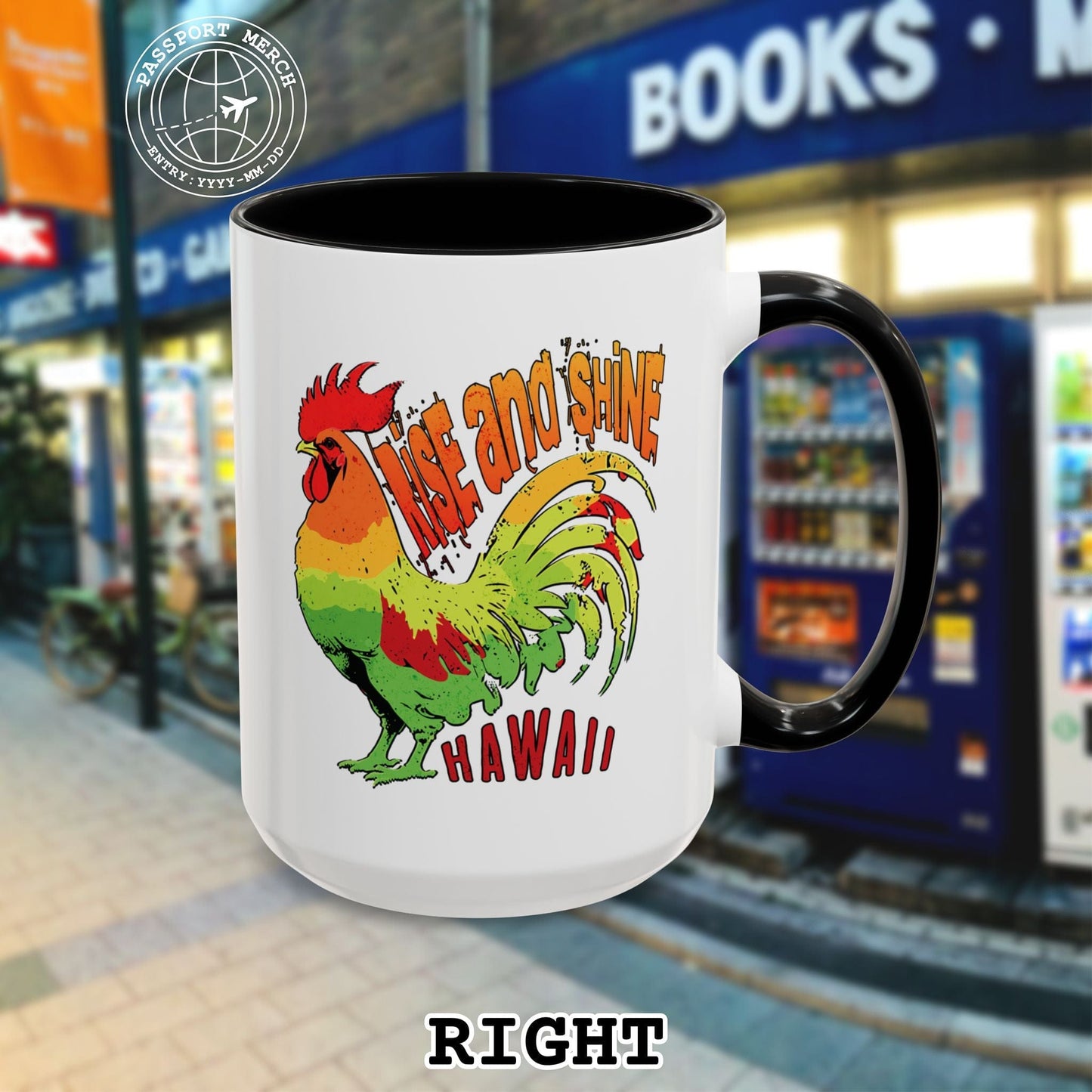 Rise and Shine Rooster, Hawaii 15oz Mug