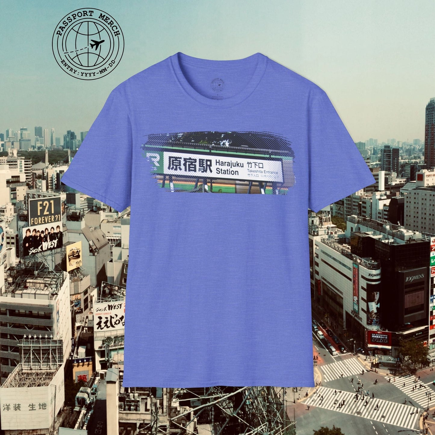 Signs of Wanderlust, Takeshita Street Harajuku Japan T-Shirt