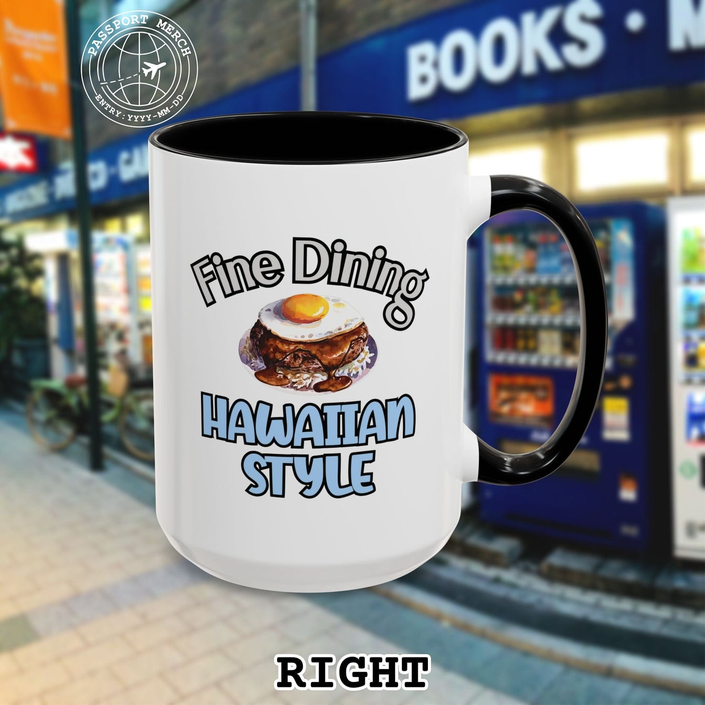 Loco Moco Fine Dining Hawaiian Style 15oz Mug