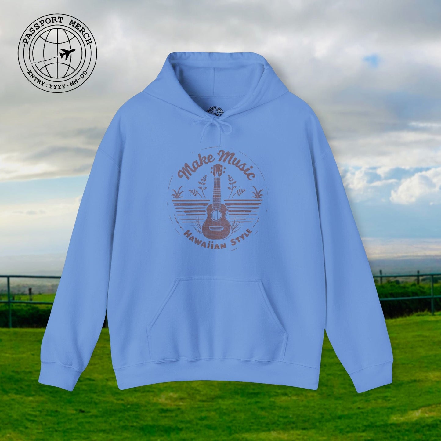 Make Music Hawaiian Style Hoodie