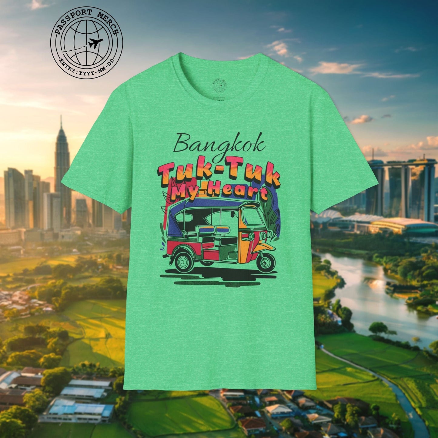 Bangkok Tuk-Tuk My Heart Thailand T-Shirt