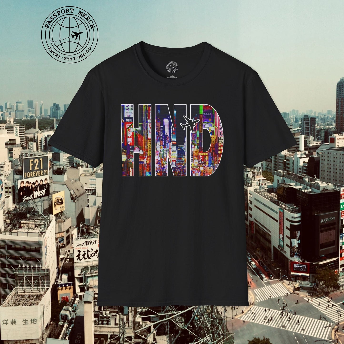Airport Window Haneda Tokyo Japan HND T-Shirt