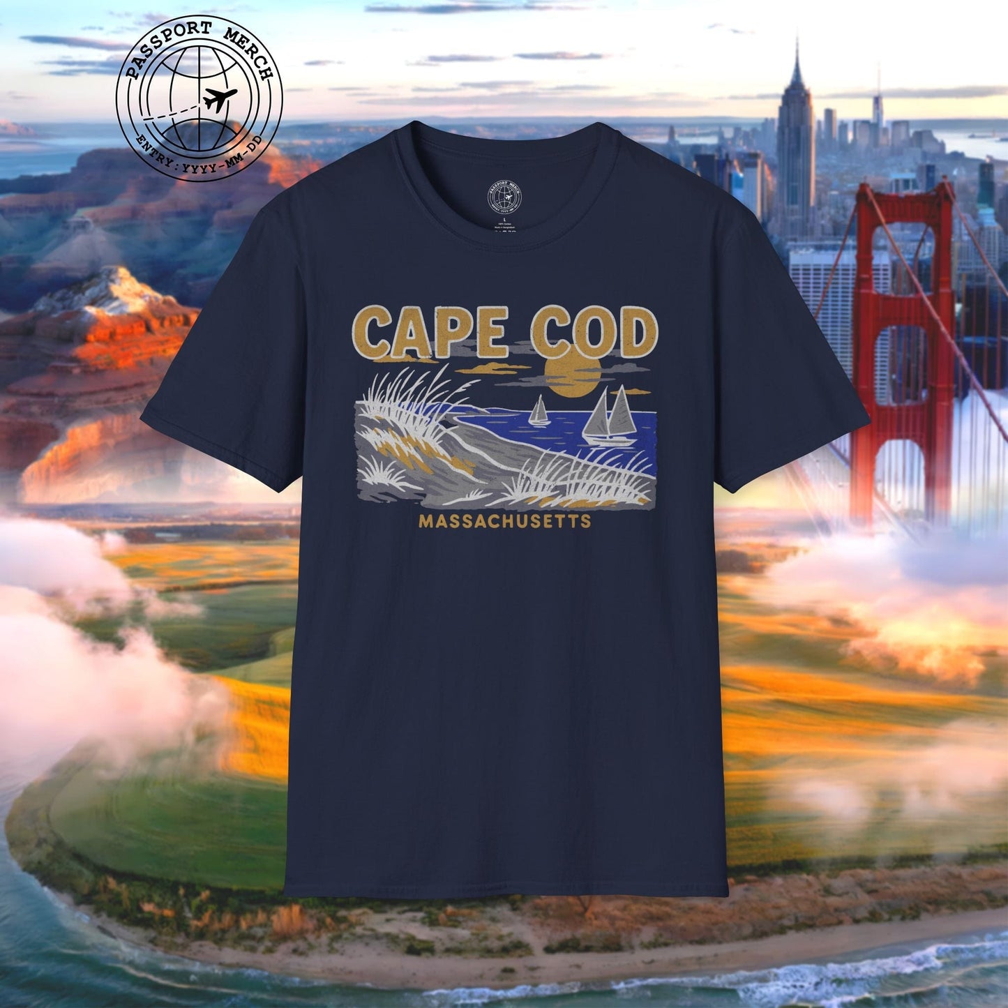 Cape Cod, Massachusetts - 80's Vintage T-Shirt