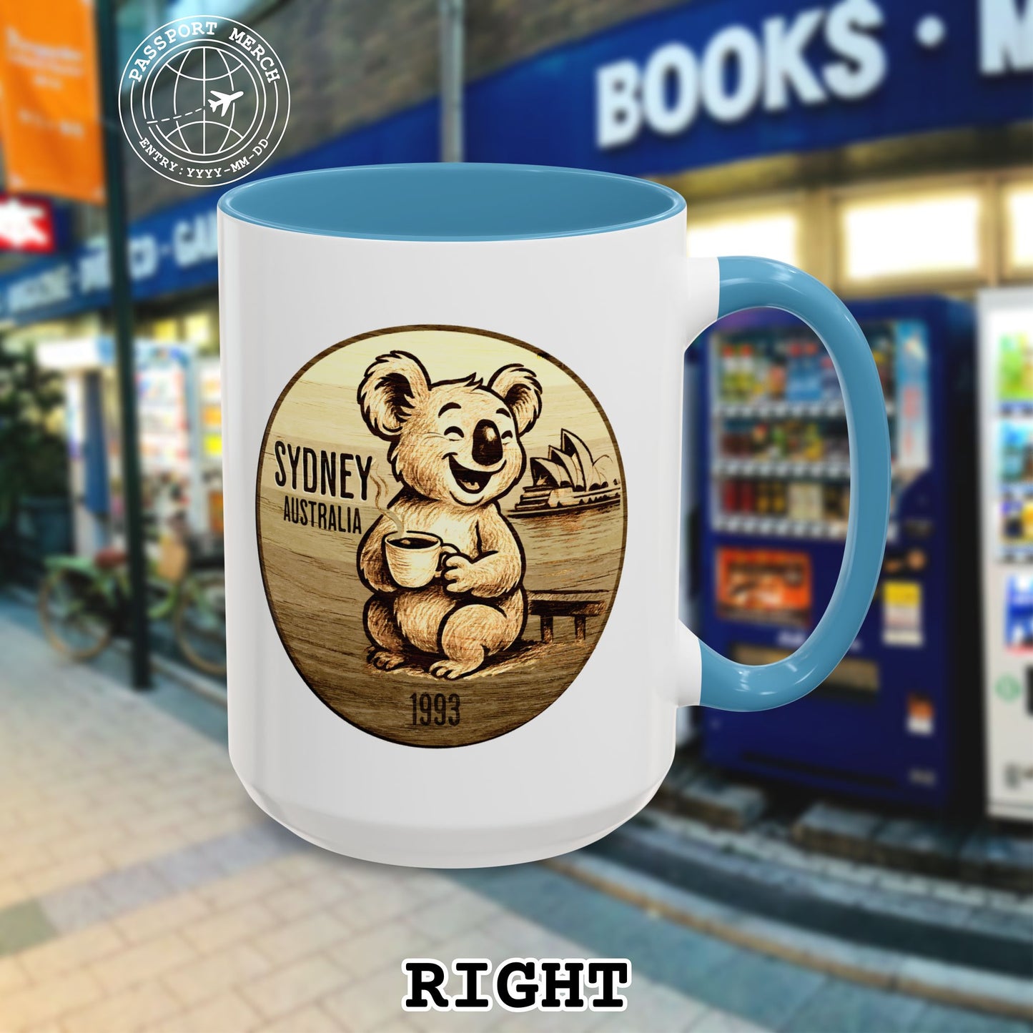 Vintage Koala & Coffee in Sydney, Australia 15oz Mug