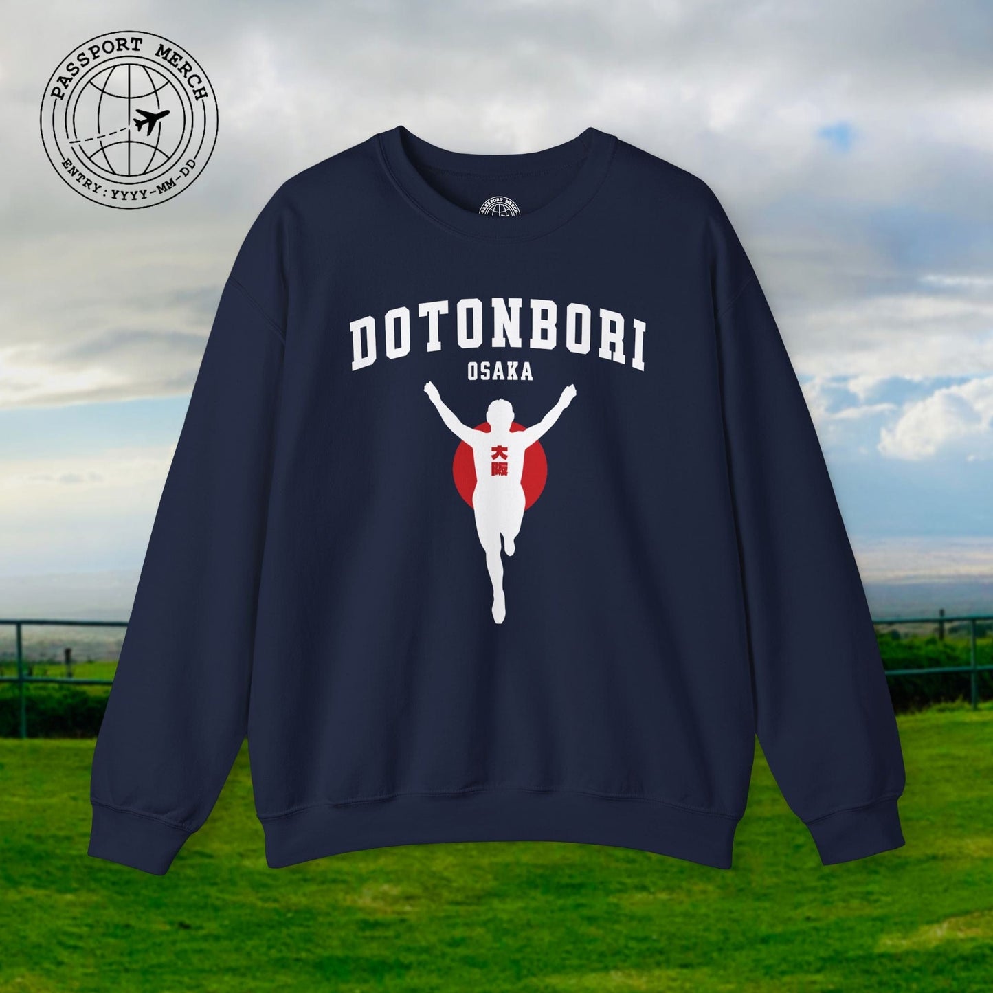 Signs of Wanderlust, Dotonbori, Osaka, Japan HND Crewneck