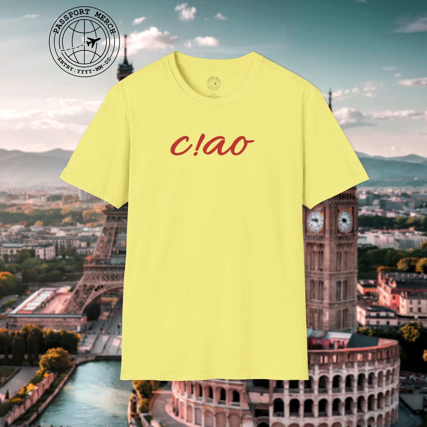c!ao with Authority! Italy T-Shirt