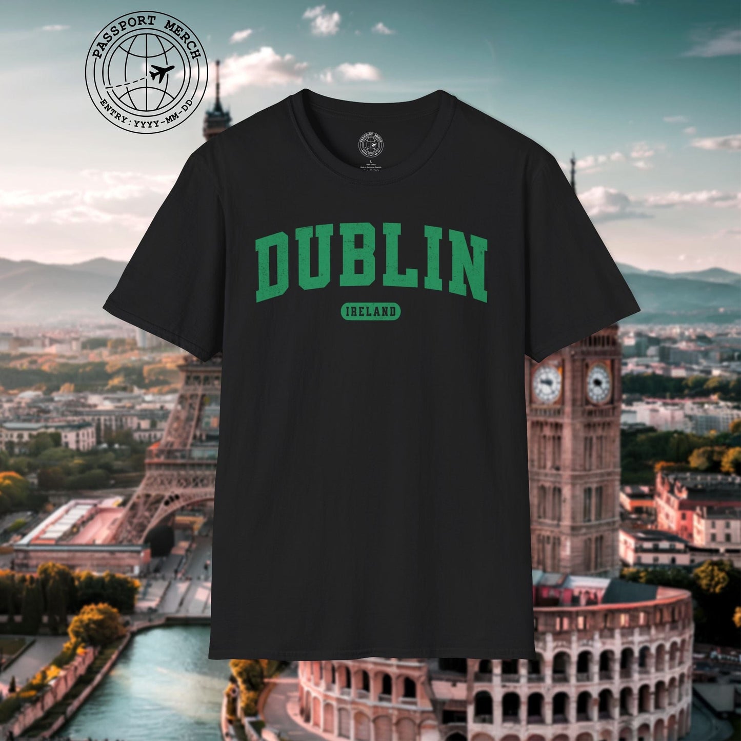 Classic Athletic (Bucket List Edition), Dublin, Ireland T-Shirt