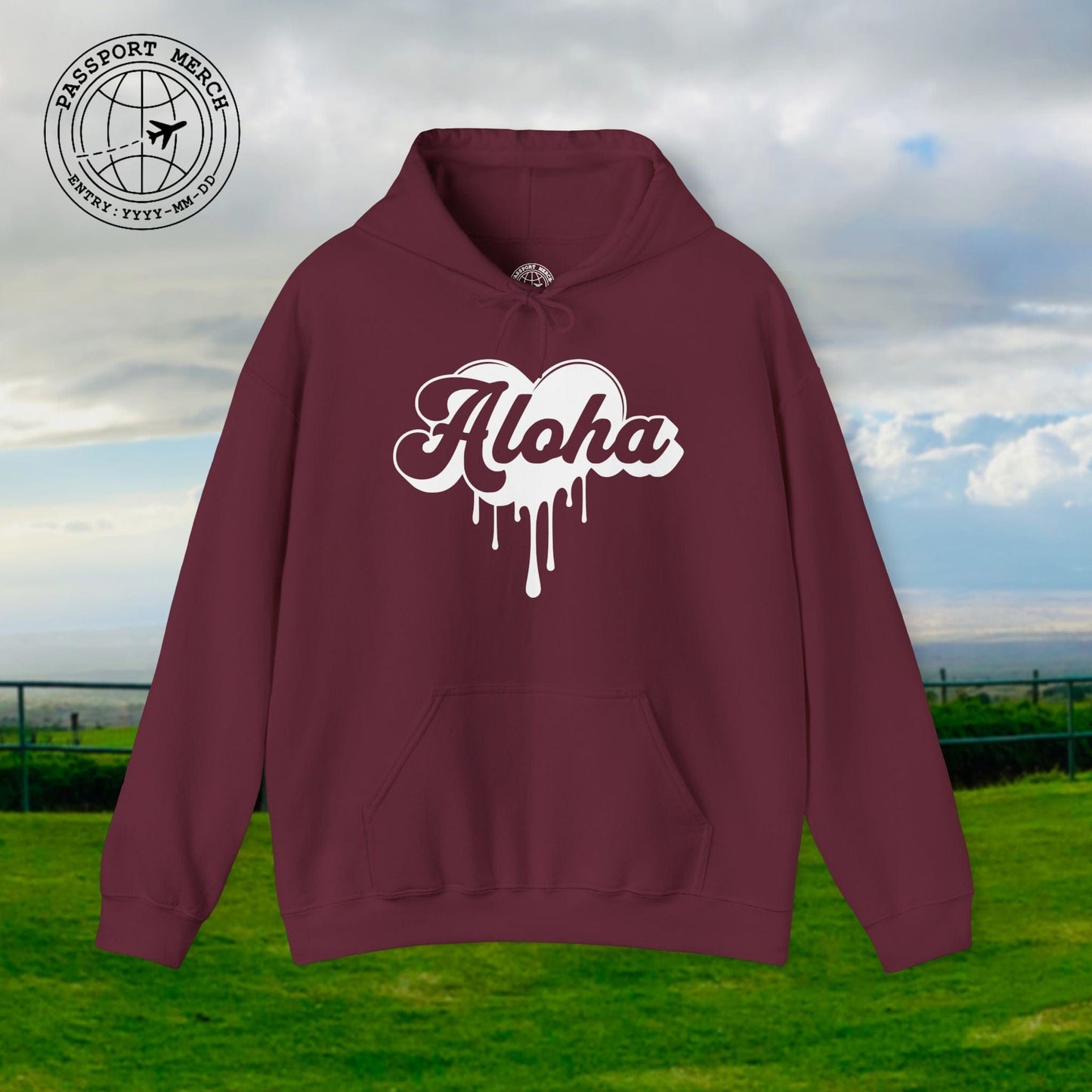 Aloha Melting Heart, Hawaii Hoodie
