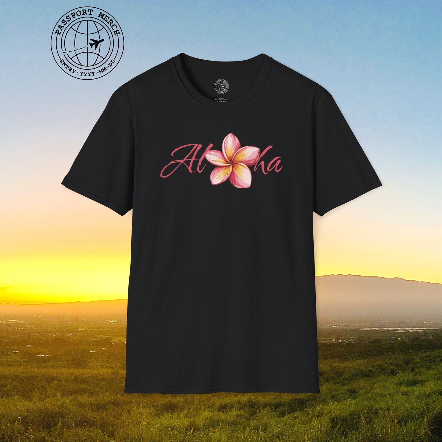 Aloha Watercolor Plumeria, Hawaii T-Shirt