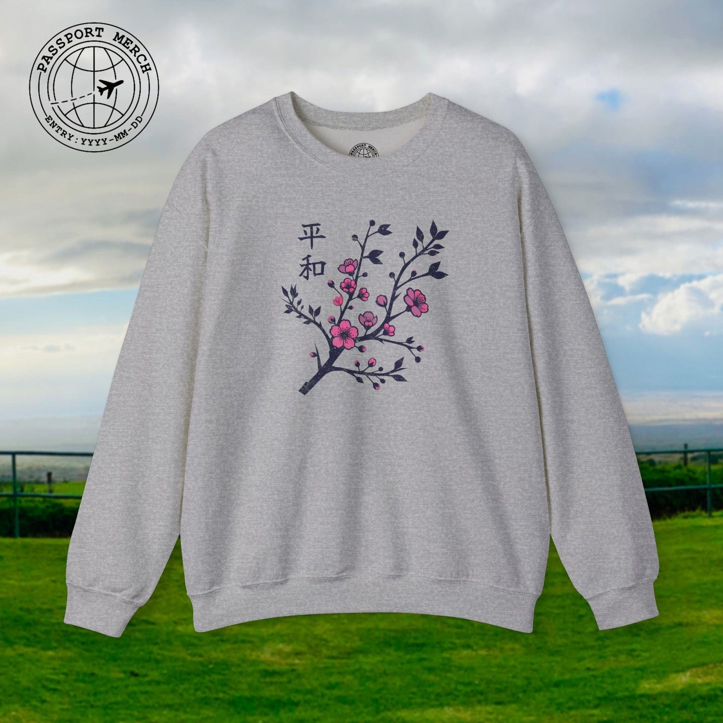 Sakura Serenity, Japan Crewneck